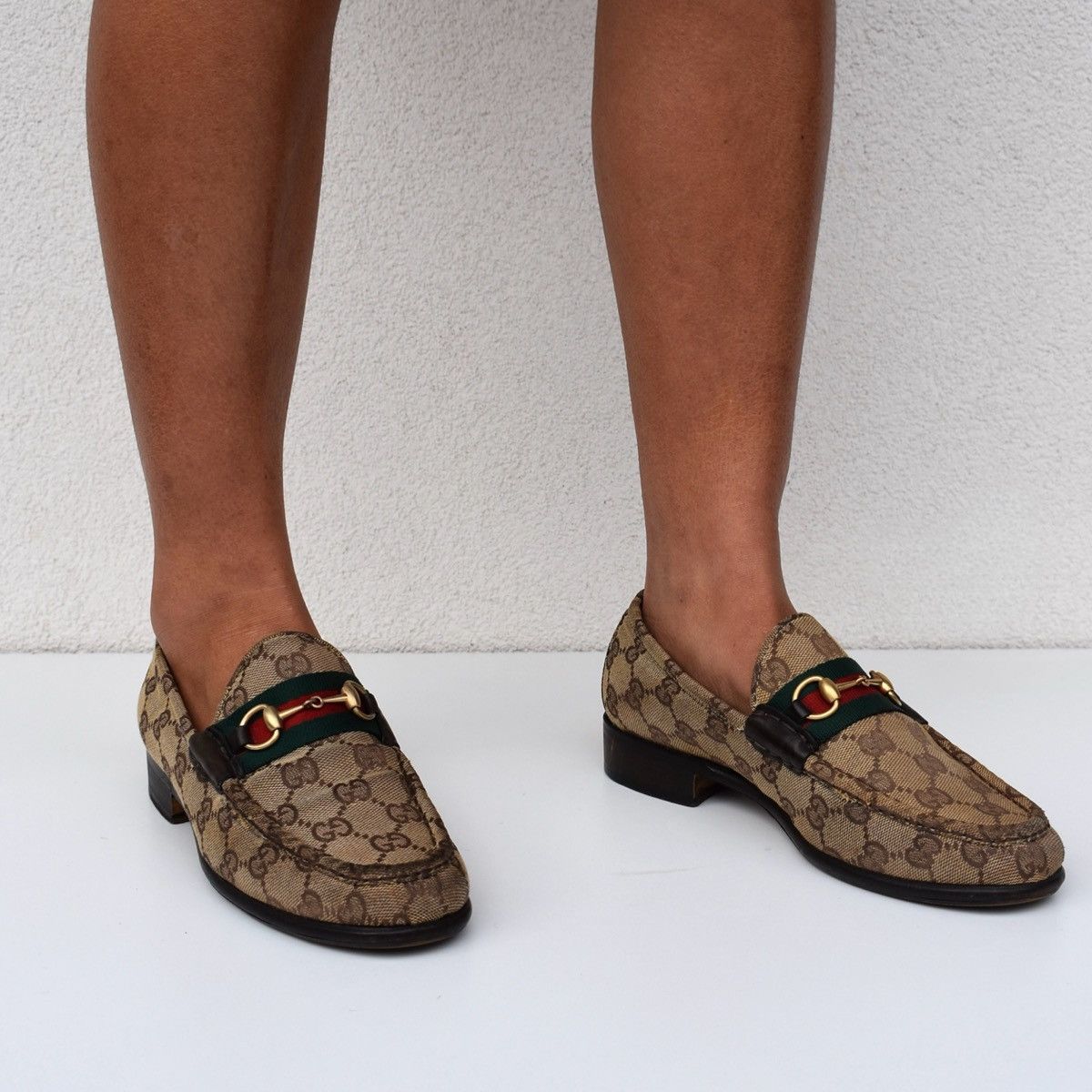 Gucci Vintage Gucci Monogram Loafers (US 6.5) Size US 6.5 / IT 36.5 - 4 Thumbnail