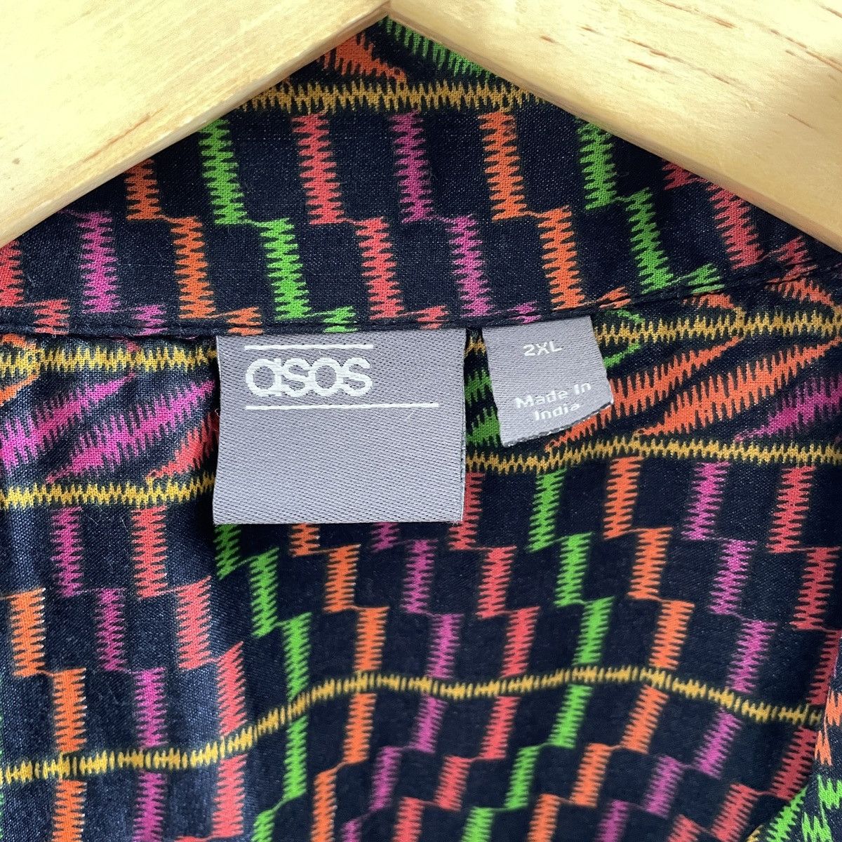 Asos 🔥Asos Vintage Pattern shirt Size US XXL / EU 58 / 5 - 5 Thumbnail