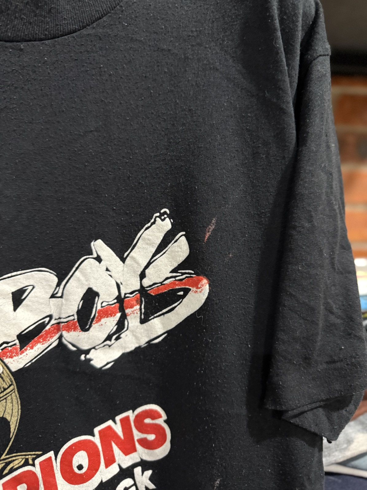 NFL Vintage 90s NFL Bad Boy Hammer Time World Champions Tee Size US XL / EU 56 / 4 - 6 Thumbnail