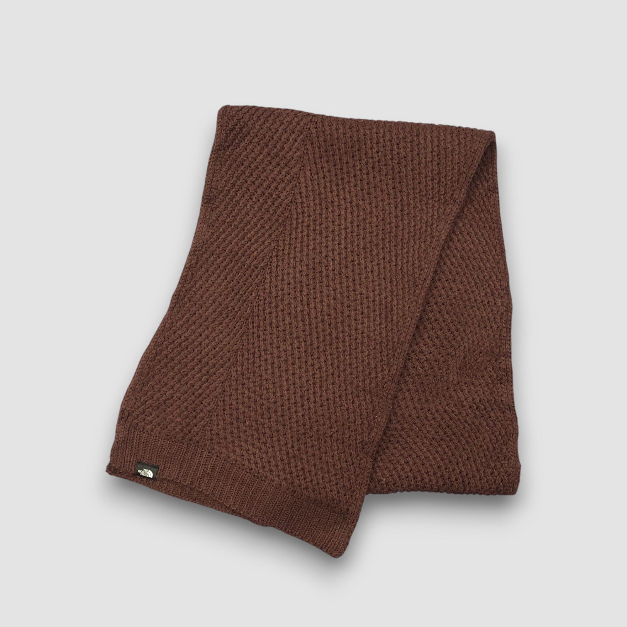 The North Face Vintage The North Face Scarf Muffler Wool TNF Knit Scarves Size ONE SIZE - 3 Thumbnail