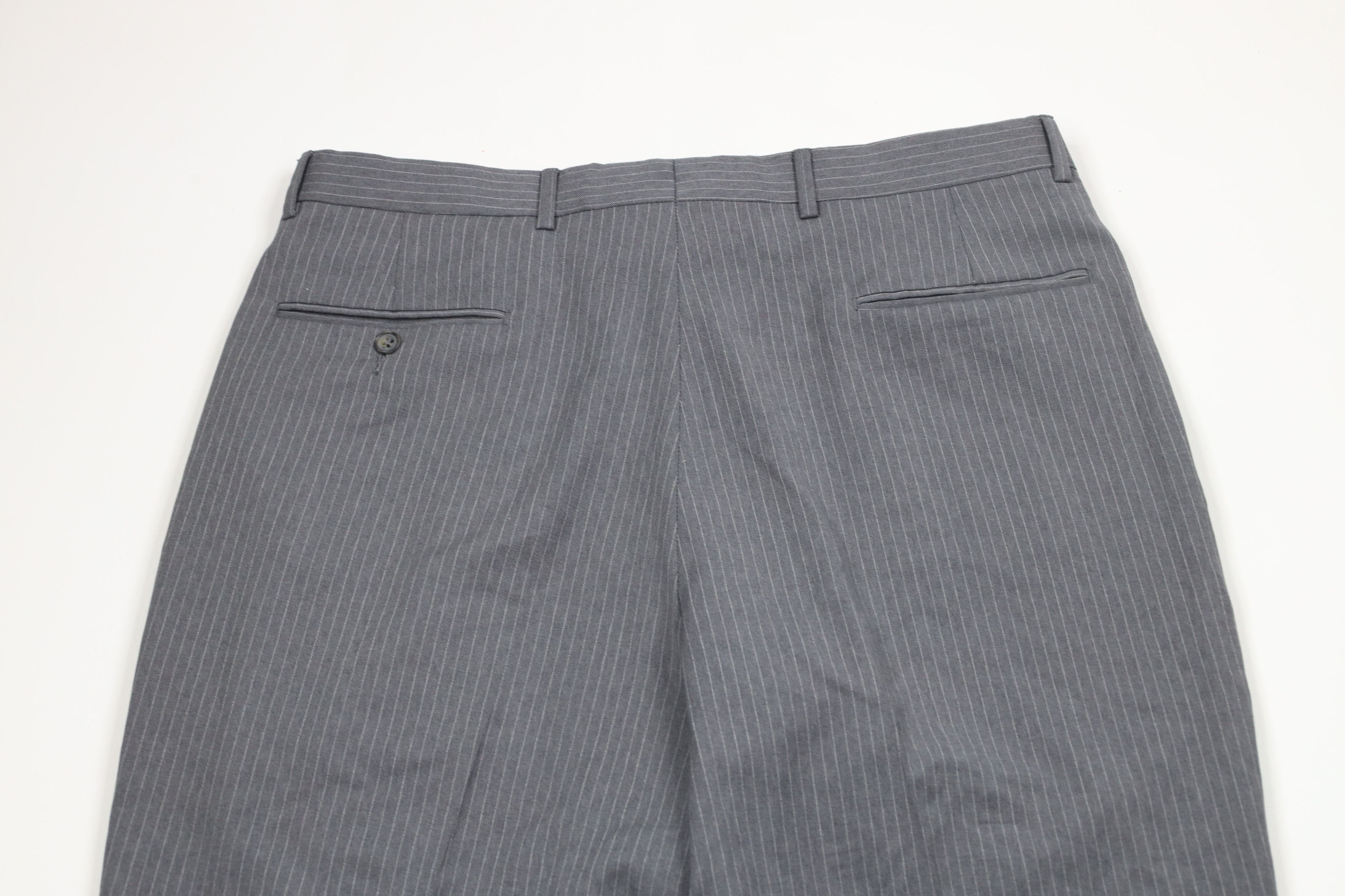 Tommy Hilfiger × Vintage Vintage 90s Tommy Hilfiger Pinstriped Wide Leg Chino Pants Size US 34 / EU 50 - 8 Thumbnail