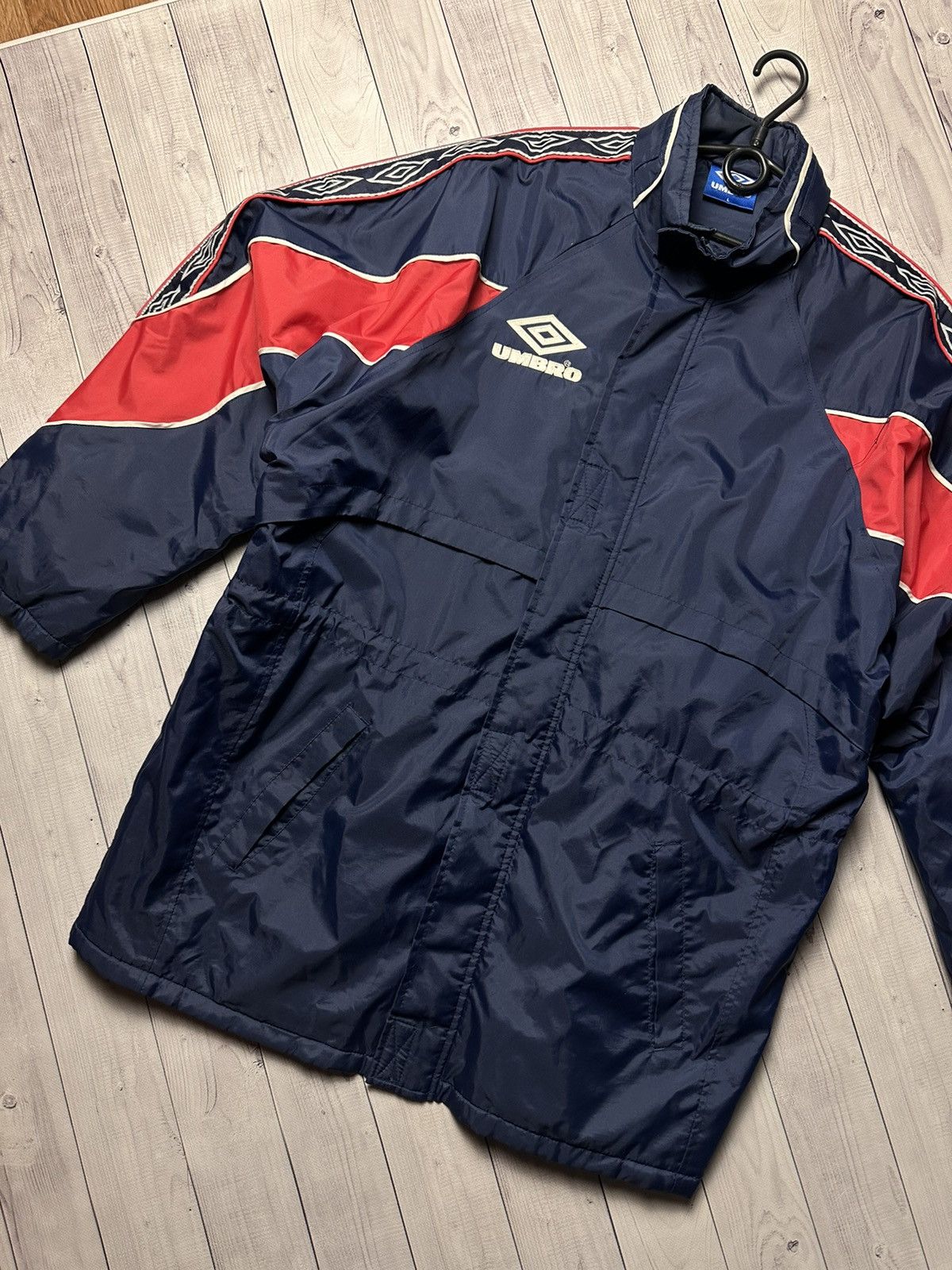 Umbro × Vintage Vintage Umbro parka jacket size L logo Size US L / EU 52-54 / 3 - 3 Thumbnail