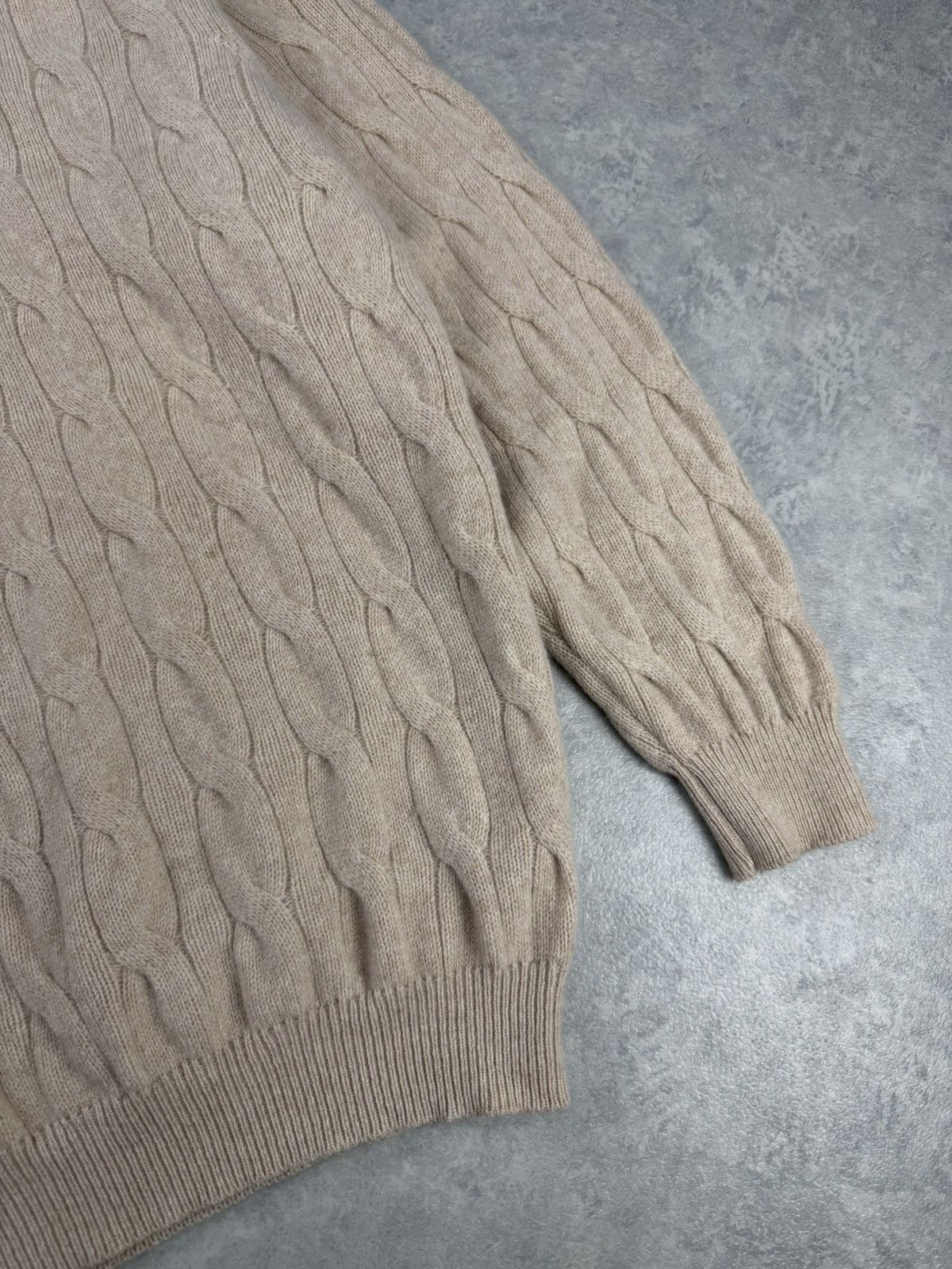 Other Cellini Wool Cashmere Cable Knit Sweater Size 5 Size US L / EU 52-54 / 3 - 2 Thumbnail