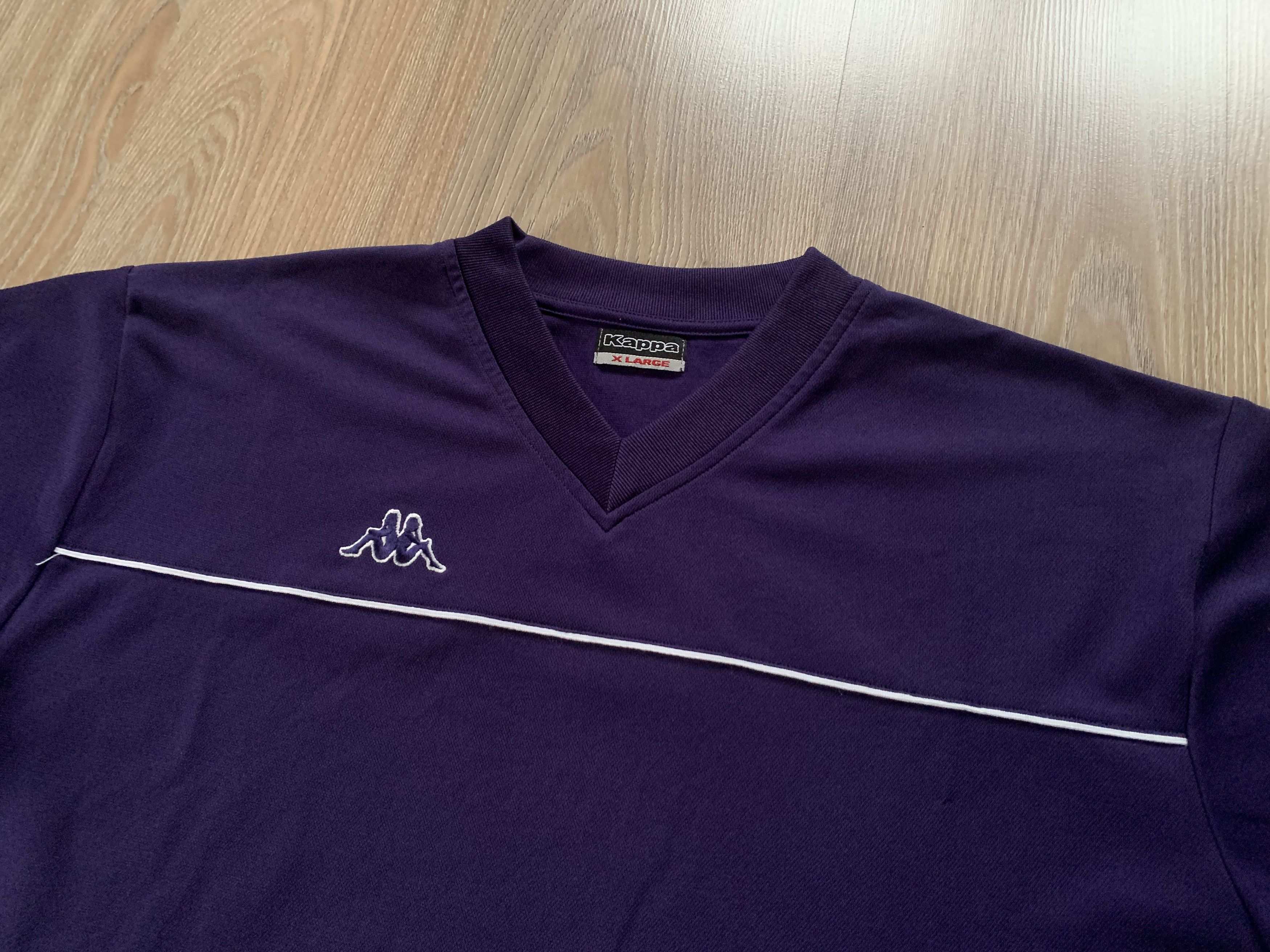 Kappa Vintage Kappa Purple Training T-Shirt Size US XL / EU 56 / 4 - 4 Thumbnail