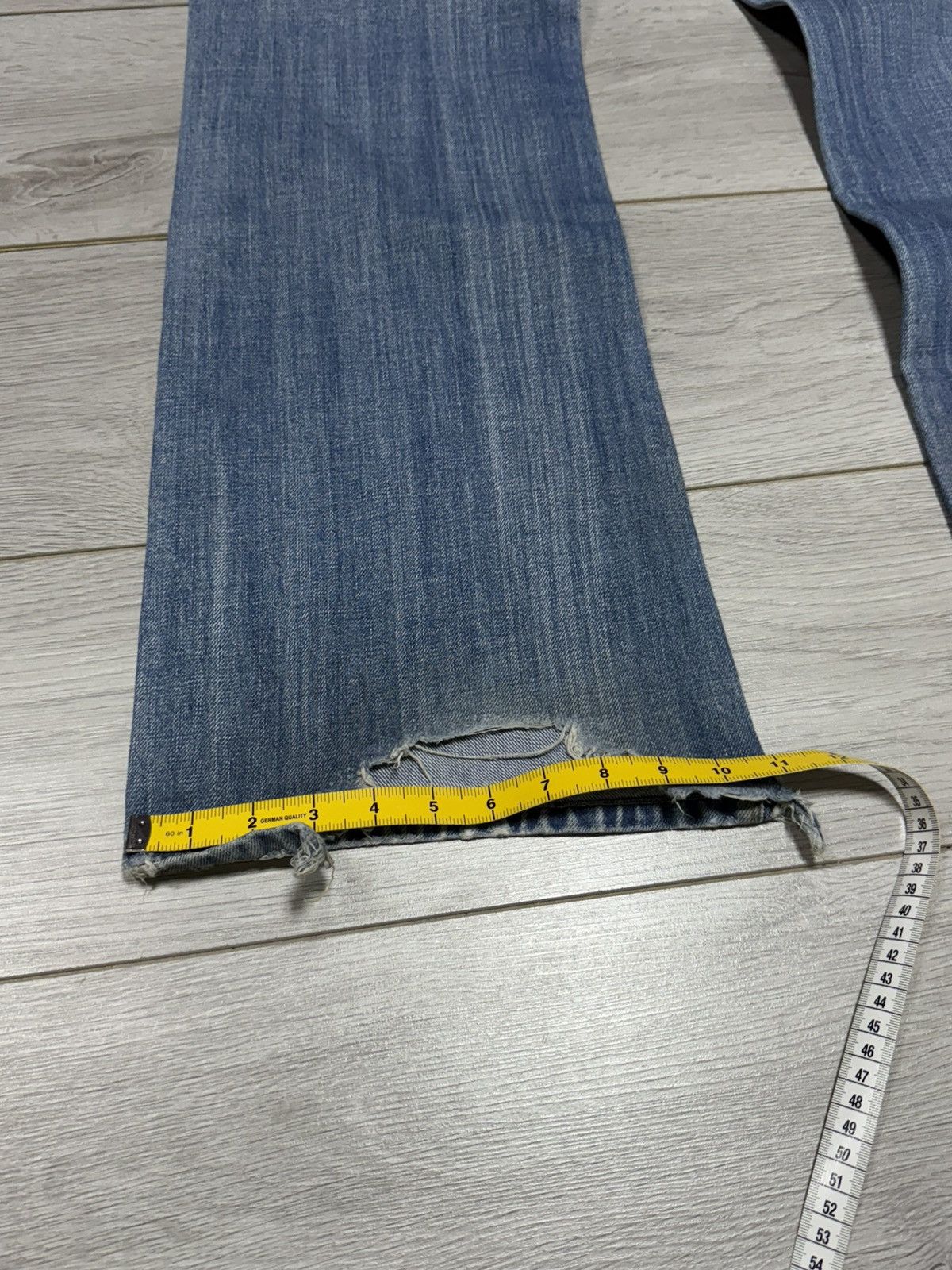 Diesel Diesel Koffha flared distressed jeans pants dirty ripped Size US 33 - 7 Thumbnail