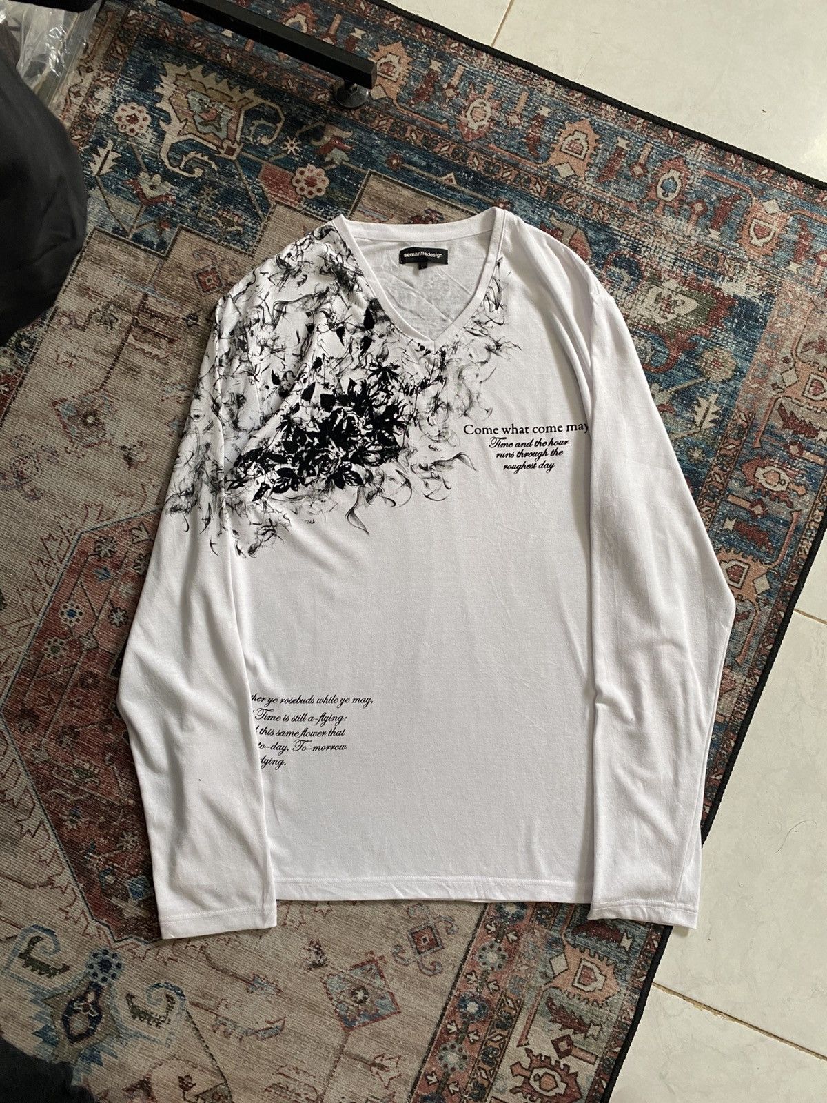 If Six Was Nine × Japanese Brand Semantic design Longsleeve