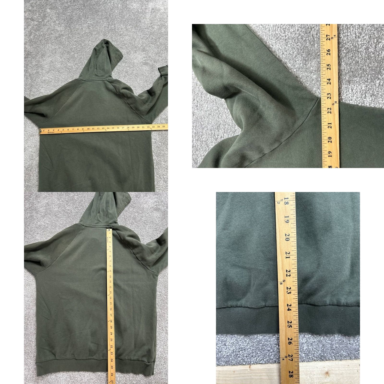 Under Armour Under Armour Rival Hoodie Mens L Green Cotton Fleece Lined Raglan Sleeve Pullover Hooded Size US L / EU 52-54 / 3 - 8 Thumbnail