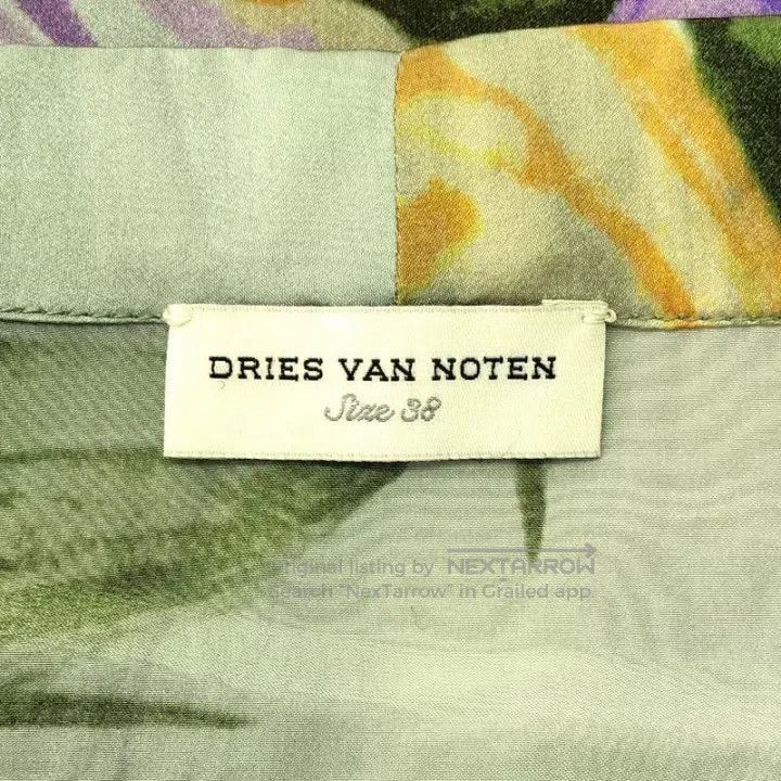 Dries Van Noten Dries Van Noten size:38 Floral Silk Shirt Size S / US 4 / IT 40 - 5 Thumbnail