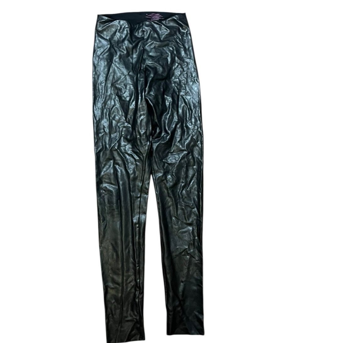 Commando COMMANDO Faux Leather Leggings Size M Black High-Rise Size 28" / US 6 / IT 42 - 3 Thumbnail