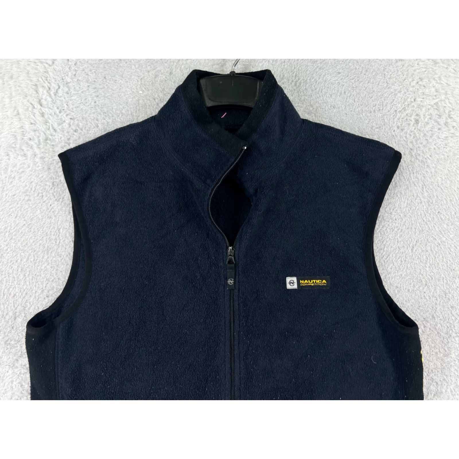 Nautica VINTAGE Nautica Vest Mens Large Blue Full Zip Made USA 100% Polyester Pockets Size US L / EU 52-54 / 3 - 6 Thumbnail