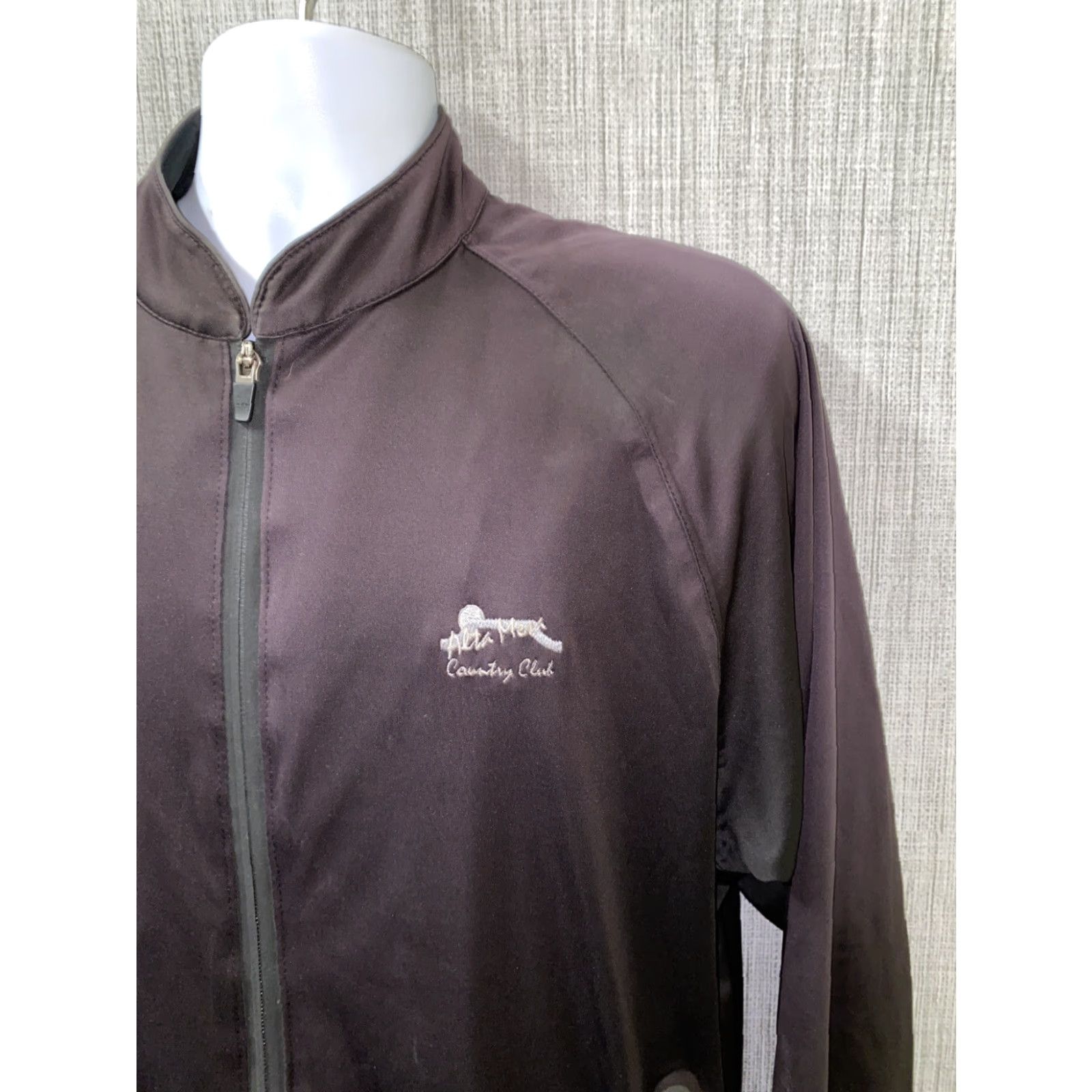 Vintage Sun Mountain Mens Brown Polyester Full Zip Jacket M Regular Size Full Zip Jacket Men Brown Sun Mountain Size US M / EU 48-50 / 2 - 2 Thumbnail