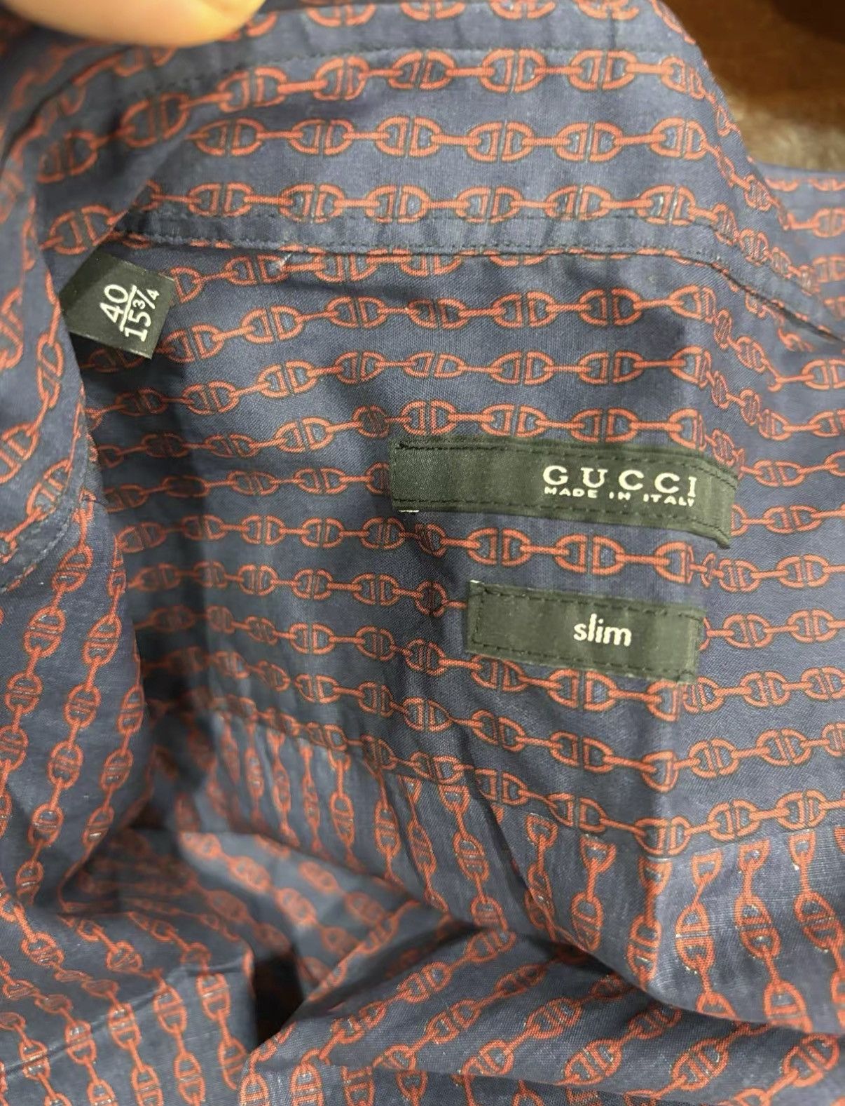 Gucci Gucci Long Sleeve Shirt J2 Size US M / EU 48-50 / 2 - 5 Thumbnail