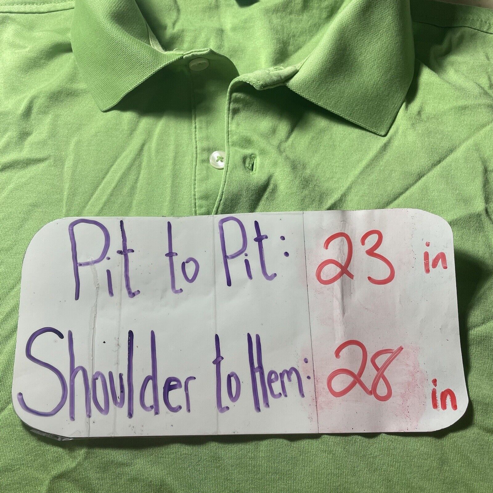 Other Fairway & Greene Size Medium Green Golf Polo Short Sleeve M Size US M / EU 48-50 / 2 - 10 Thumbnail