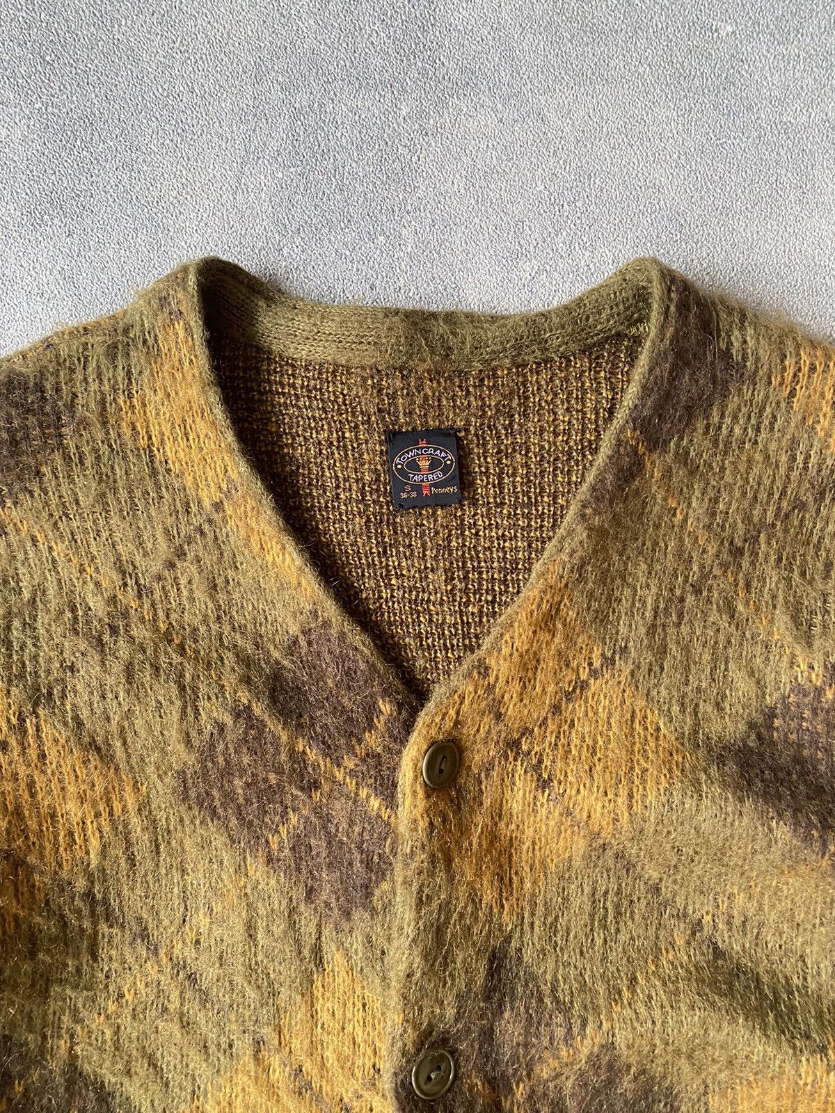 Japanese Brand × Vintage Vintage Town Craft Mohair Cardigan Size US M / EU 48-50 / 2 - 4 Thumbnail