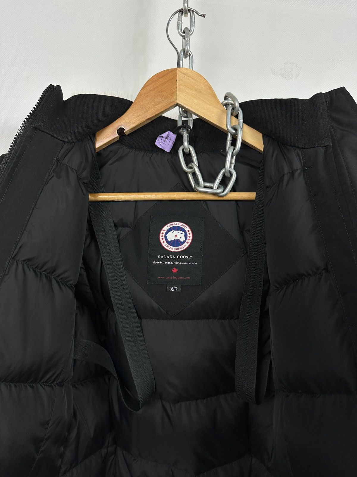Canada Goose Canada Goose Kensington Black Down Parka Jacket Size XS / US 0-2 / IT 36-38 - 17 Thumbnail