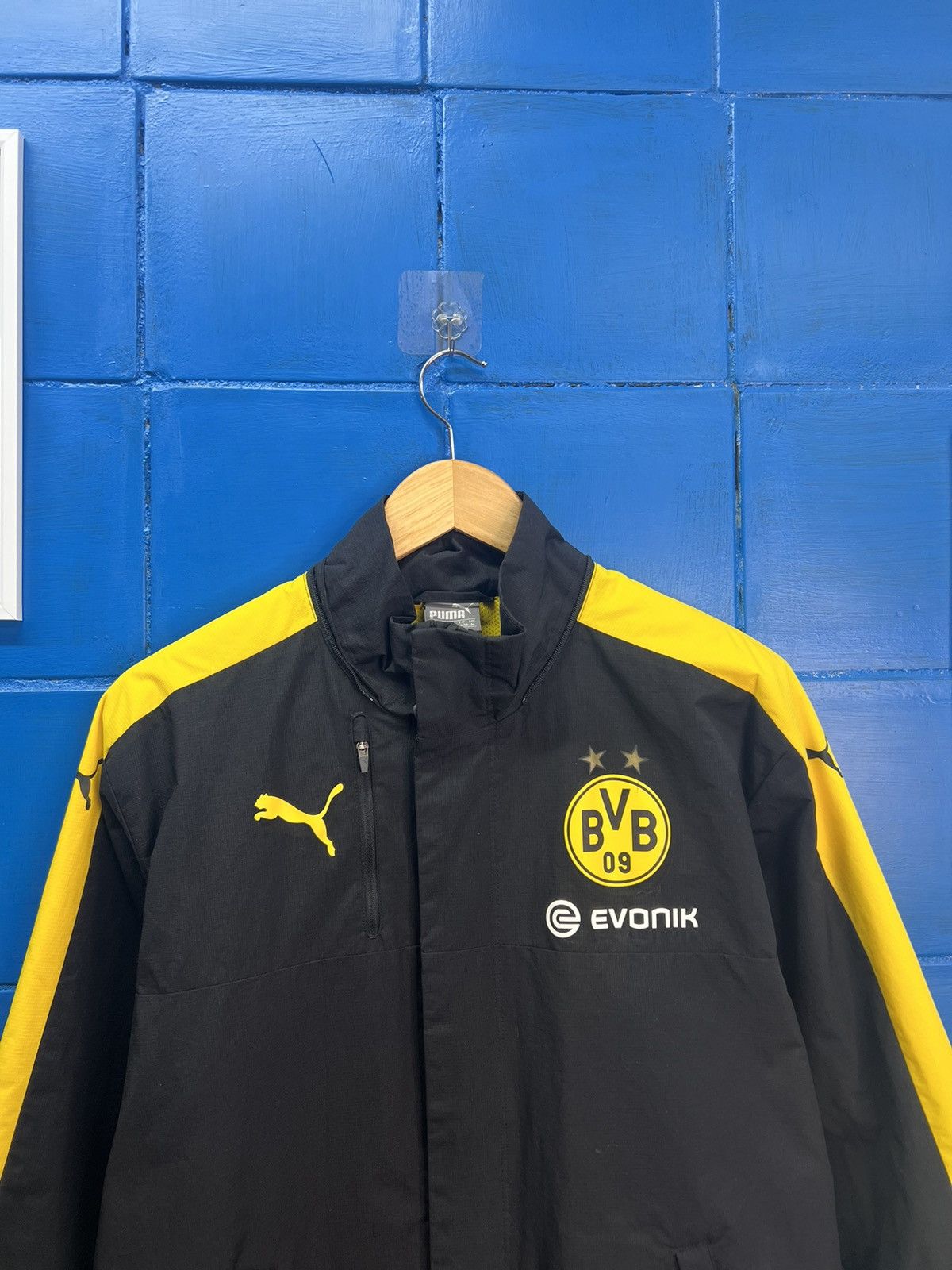 Puma Puma Borussia Dortmunt Soccer Jacket Size US M / EU 48-50 / 2 - 2 Thumbnail