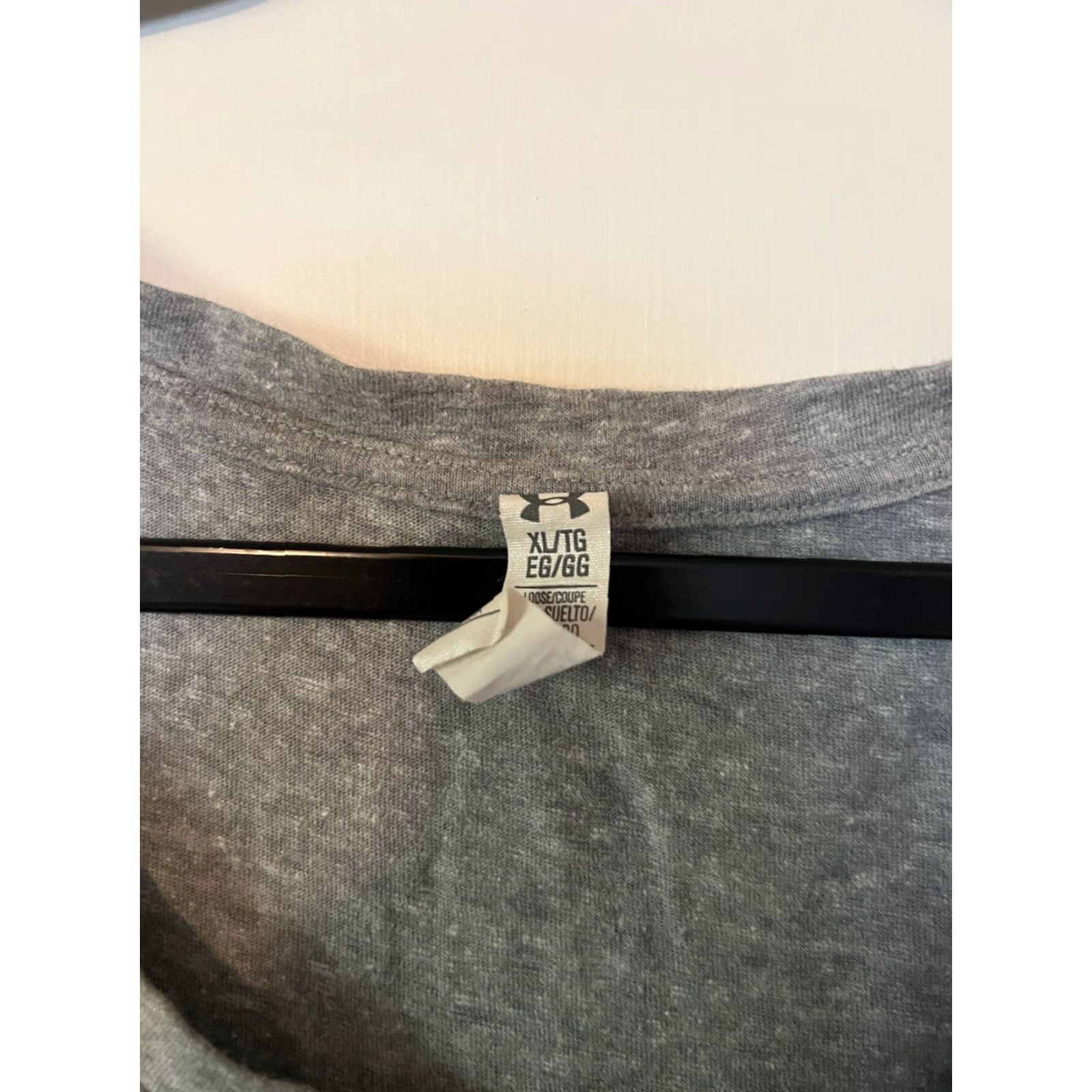 Under Armour VINTAGE Under Armour Womens Tank Shirt XL Gray Land of the Free 4th of July USA Flag Sleeveless Activewear Womens XL Tank Size XL / US 12-14 / IT 48-50 - 3 Thumbnail