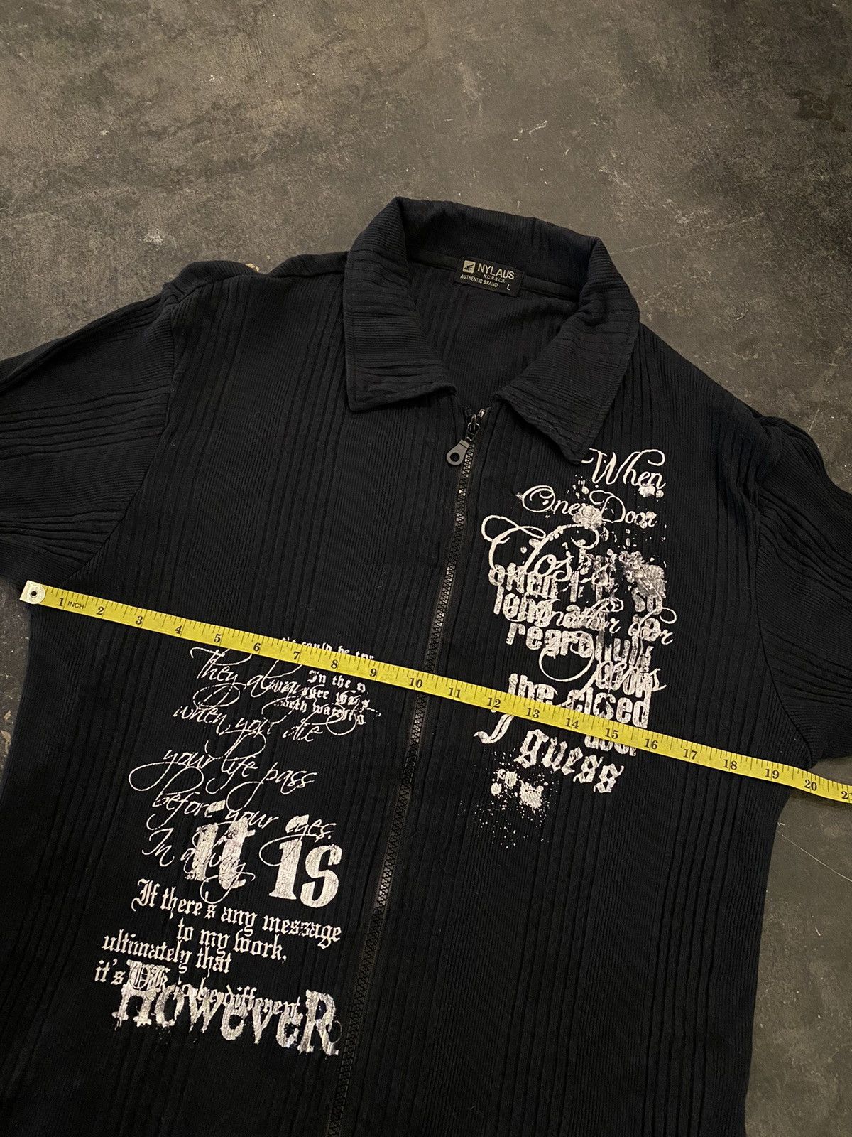 Hysteric Glamour Y2k Nylaus knit ifsixwasnine zip sweatshirt Size US L / EU 52-54 / 3 - 7 Thumbnail