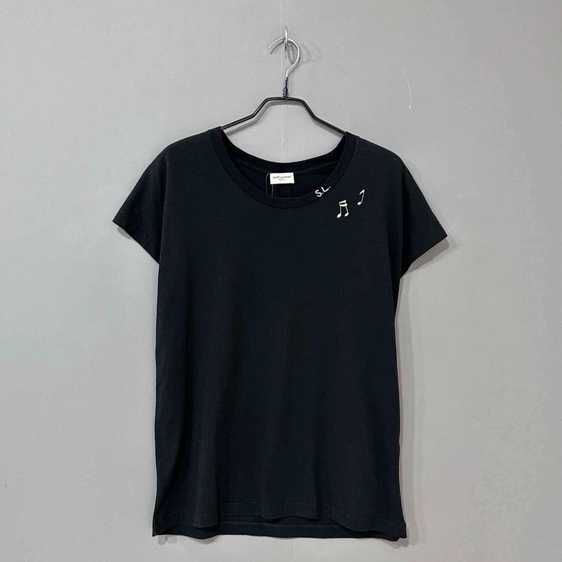 Saint Laurent Paris Saint Laurent Paris Note Short Sleeve 2505-Nextarrow Size US S / EU 44-46 / 1 - 1 Thumbnail