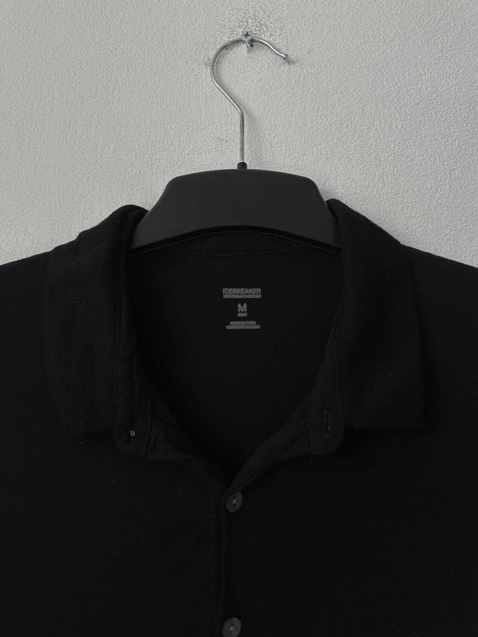 Icebreaker Icebreaker Merino Wool Polo Shirt Black Mens Size MTrail Size US M / EU 48-50 / 2 - 5 Thumbnail