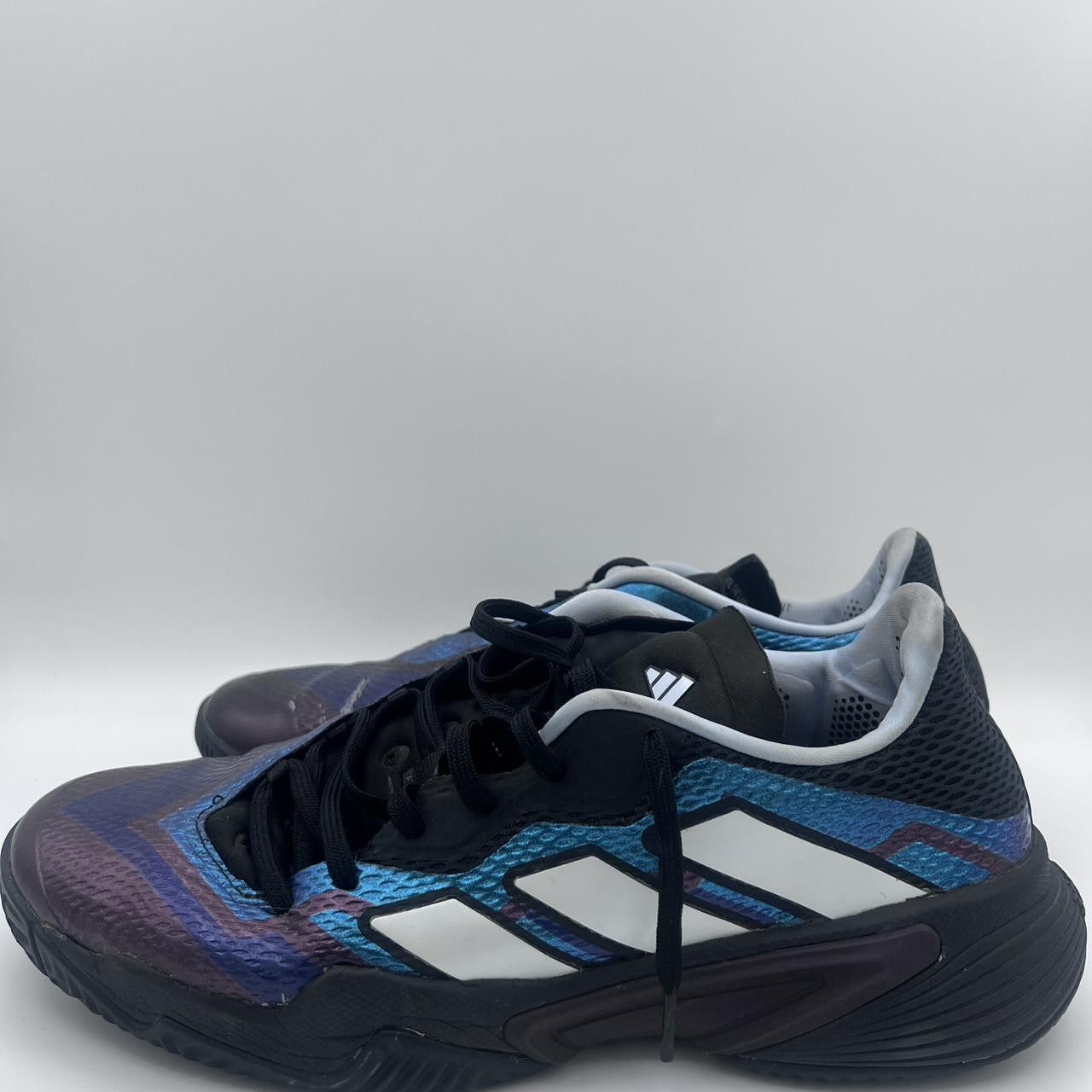 Adidas Adidas Barricade HQ8415 Men US 10 Sneaker Black Blue Dawn Size US 10 / EU 43 - 2 Thumbnail