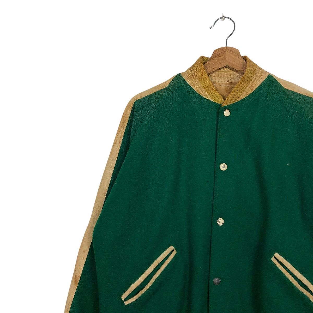 Vintage 🔥TRUE VINTAGE 1960’s VARSITY JACKET SPORTSWEAR LETTERMAN USA Size US M / EU 48-50 / 2 - 9 Thumbnail