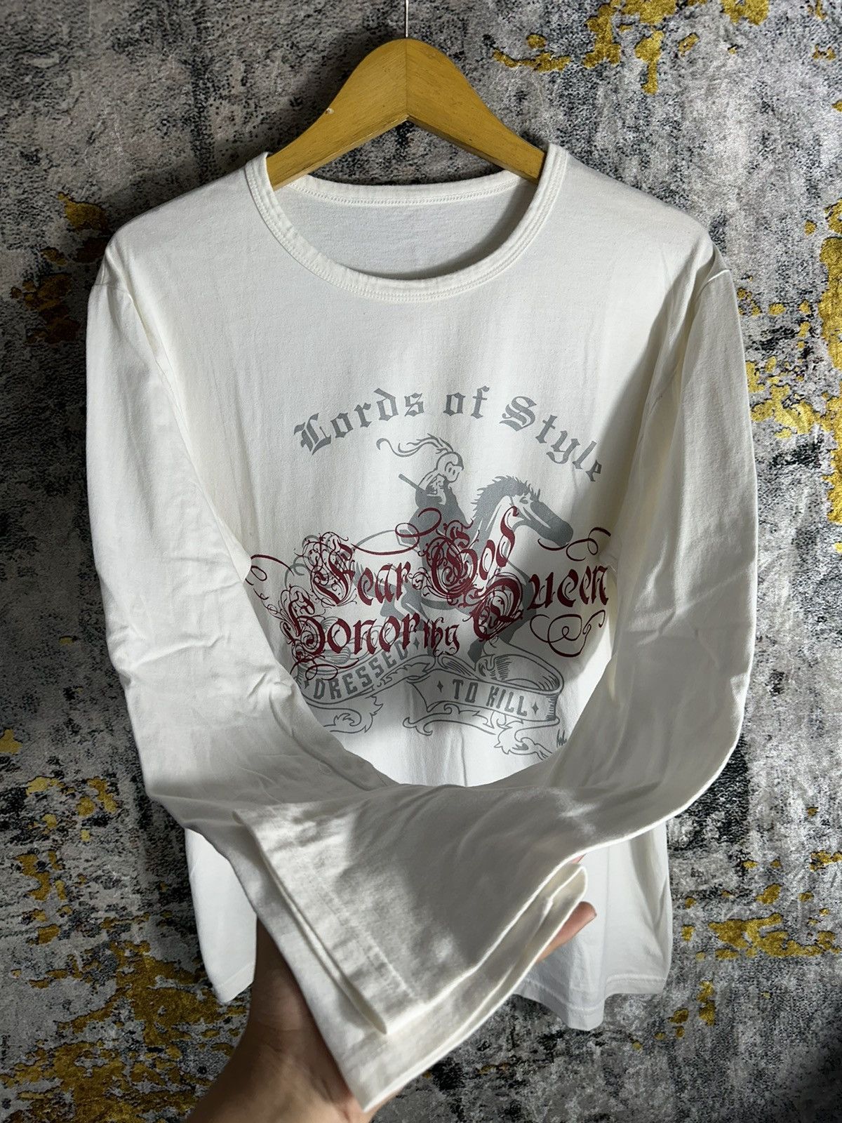 Japanese Brand IF SIX WAS NINE LGB LORDS OF STYLE LONG SLEEVE TEE Size US M / EU 48-50 / 2 - 3 Thumbnail