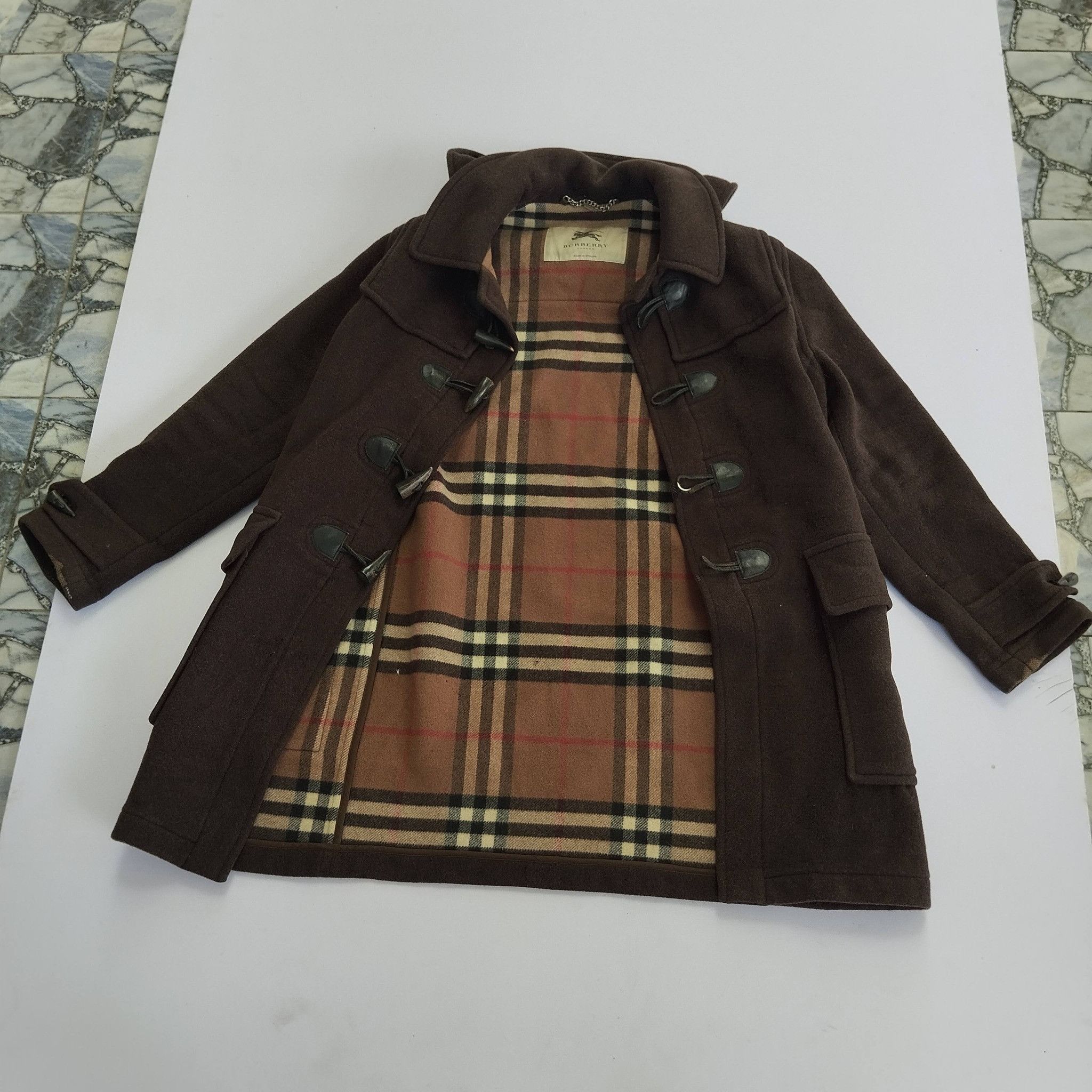 Burberry BURBERRY BROWN DUFFLE COAT Size US M / EU 48-50 / 2 - 1 Thumbnail