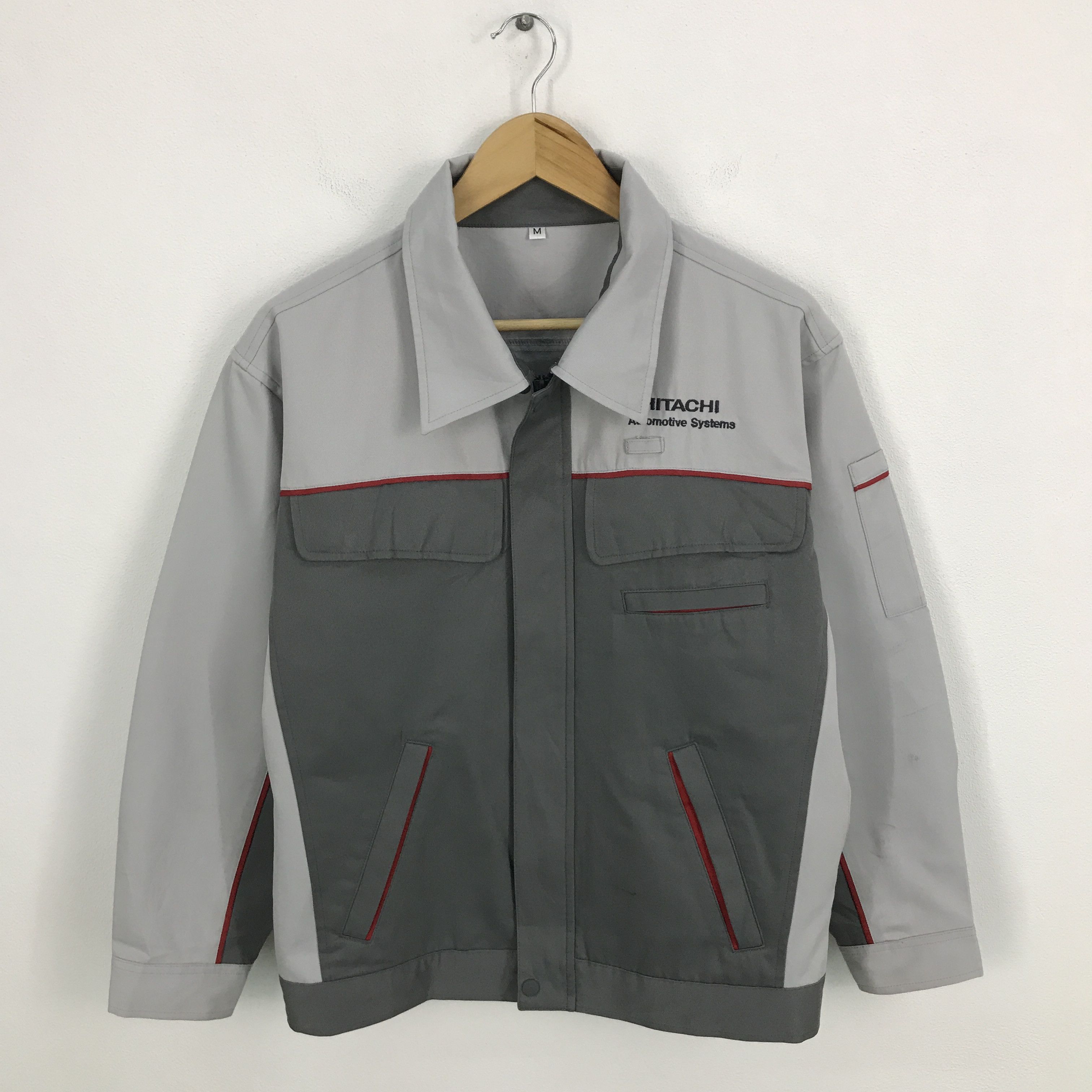 Japanese Brand Vtg Hitachi automation system work uniform jacket Size US M / EU 48-50 / 2 - 1 Thumbnail