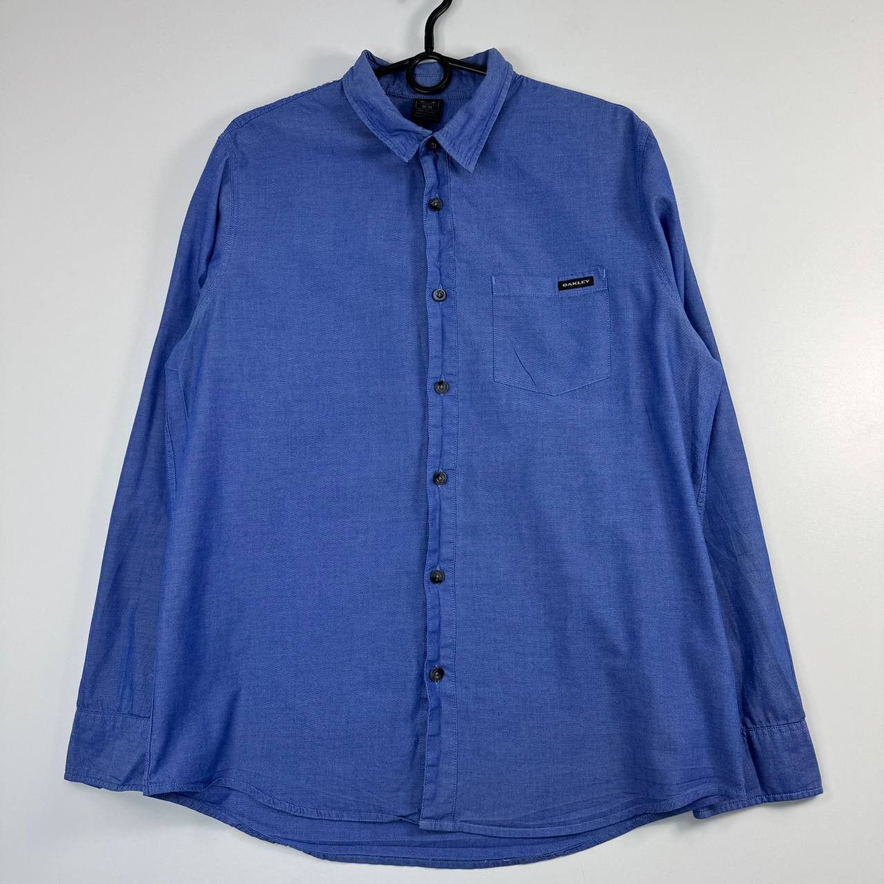 Oakley Oakley Blue Long Sleeve Shirt Casual Button Up Size M Size US M / EU 48-50 / 2 - 1 Thumbnail
