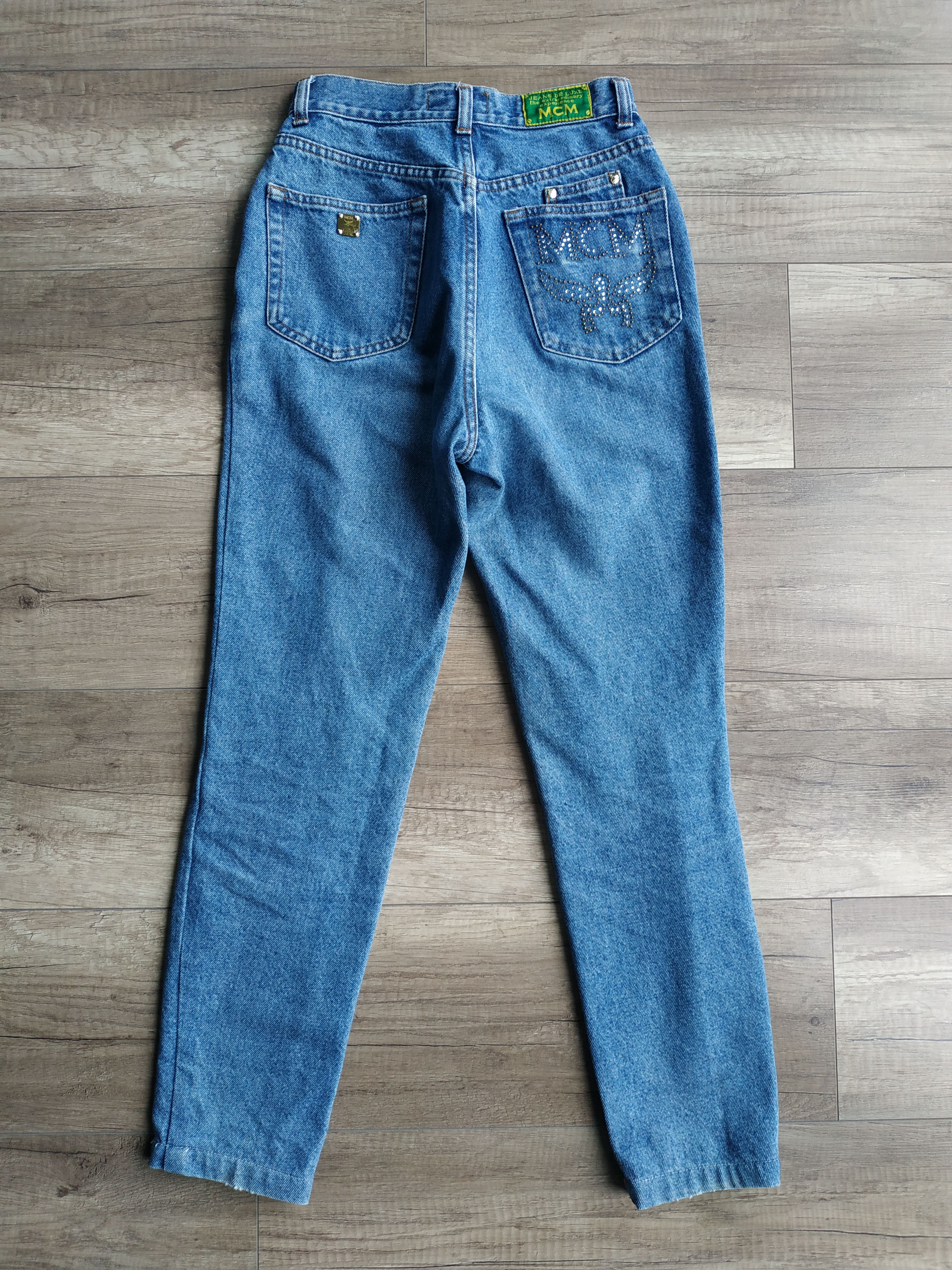 MCM × Vintage MCM Tapered Slim Fit Vintage 90's Women's Jeans, s.28 (XS-S) Size 28" / US 6 / IT 42 - 4 Thumbnail