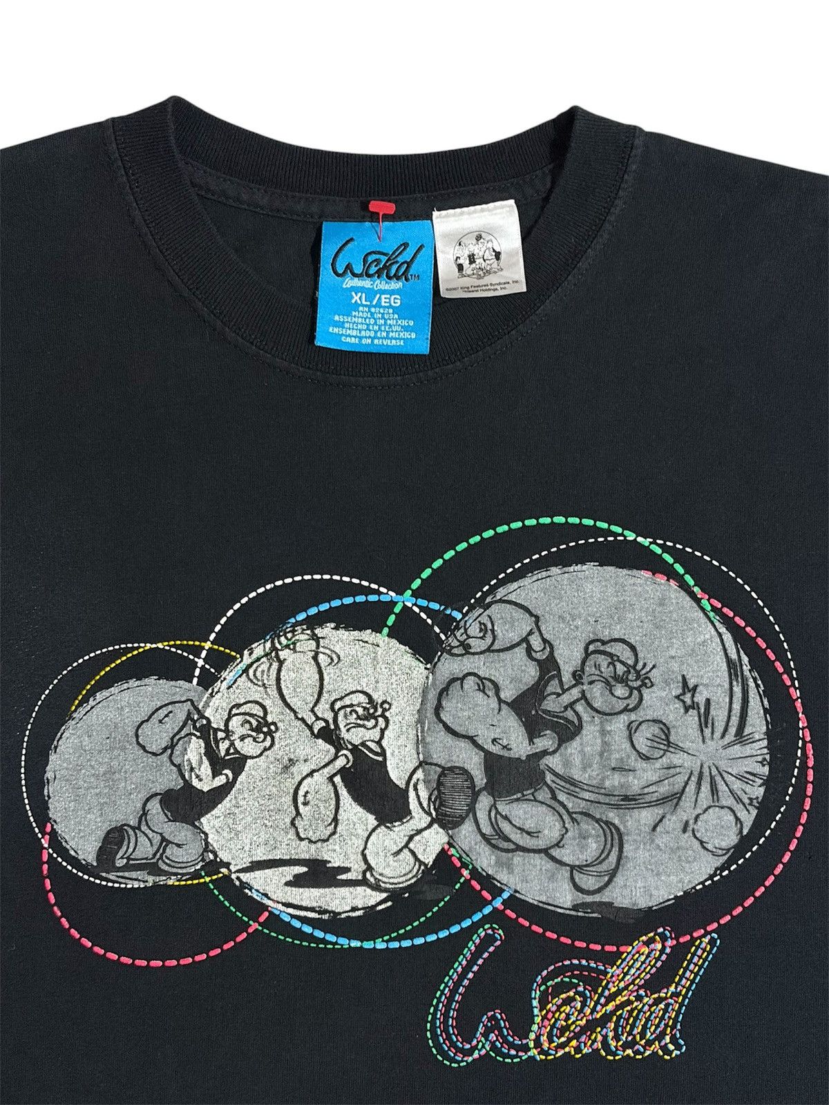 Cartoon Network Popeye WCKD Authentic 2007s Size US L / EU 52-54 / 3 - 1 Thumbnail