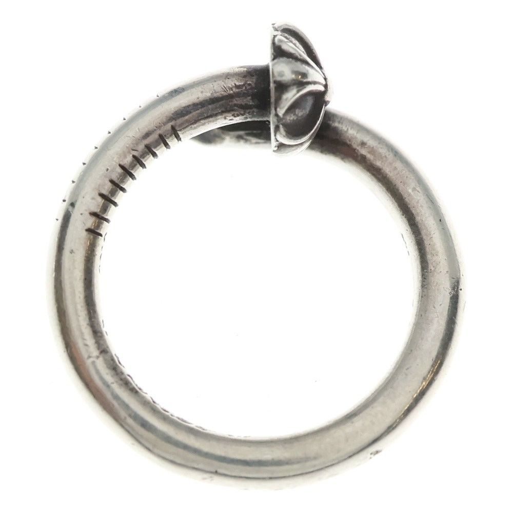 CHROME HEARTS Nail Cross Ball Ring Silver