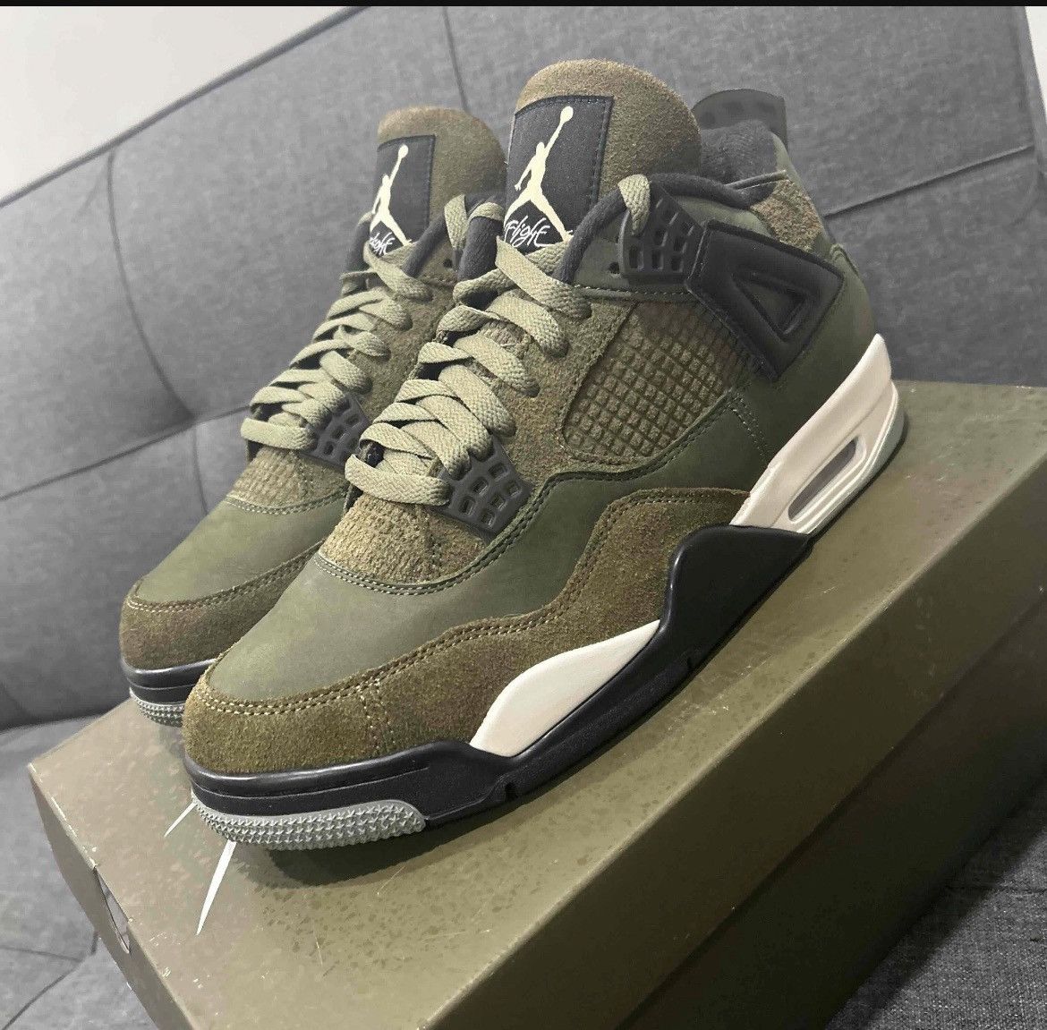 Jordan Brand Jordan 4 “Craft Olive” Size US 10 / EU 43 - 1 Thumbnail