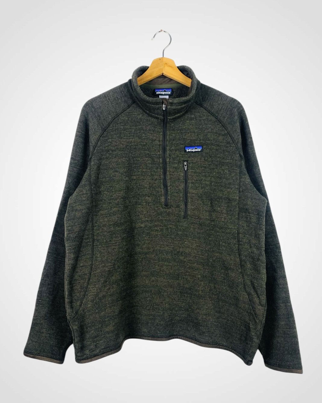 Patagonia Rare Vintage Patagonia Half Zipper Fleece Sweater Jacket Size US L / EU 52-54 / 3 - 1 Thumbnail