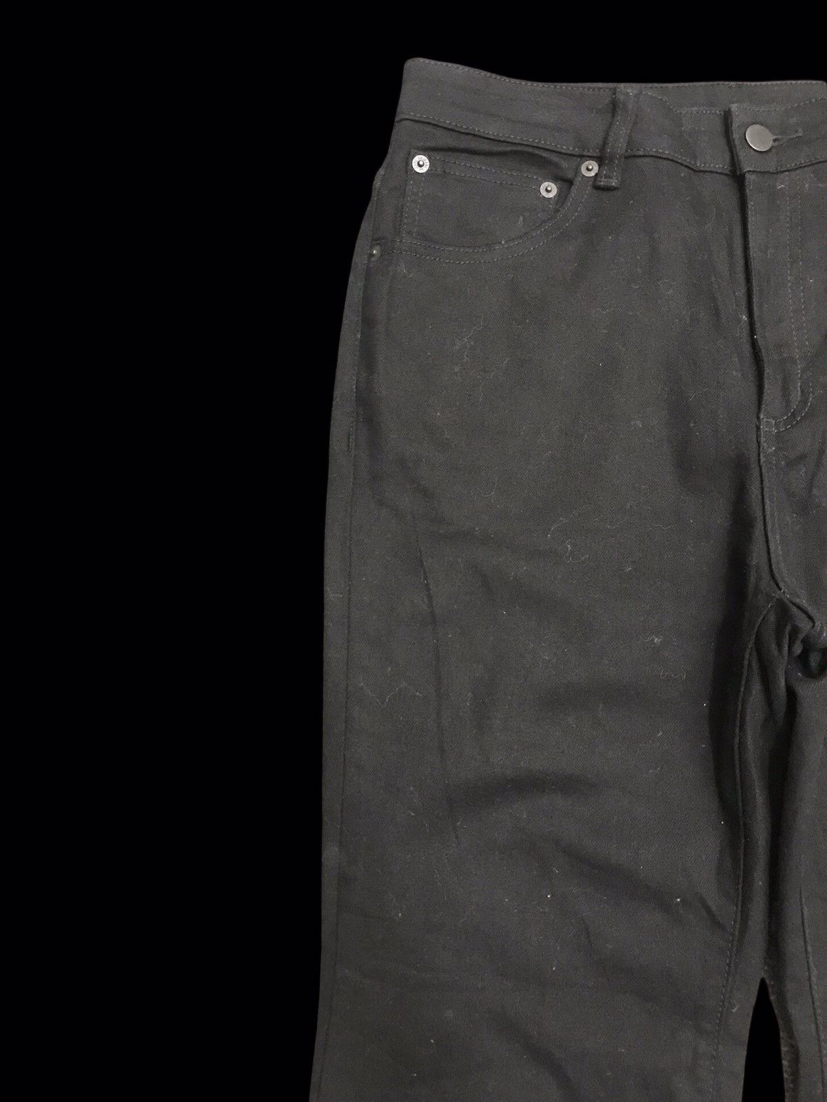 GU 💥FLARE💥GU SUPERBLACK STRETCHABLE FLARE DENIM F95 Size US 29 - 4 Thumbnail
