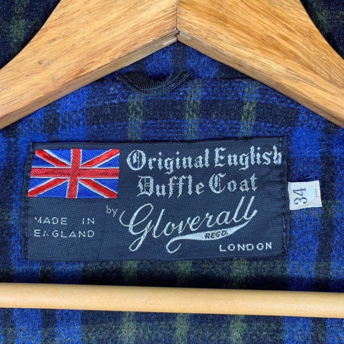 Gloverall × Vintage Vintage GLOVERALL London Made In England Toggle Coat Jacket Size US L / EU 52-54 / 3 - 7 Thumbnail