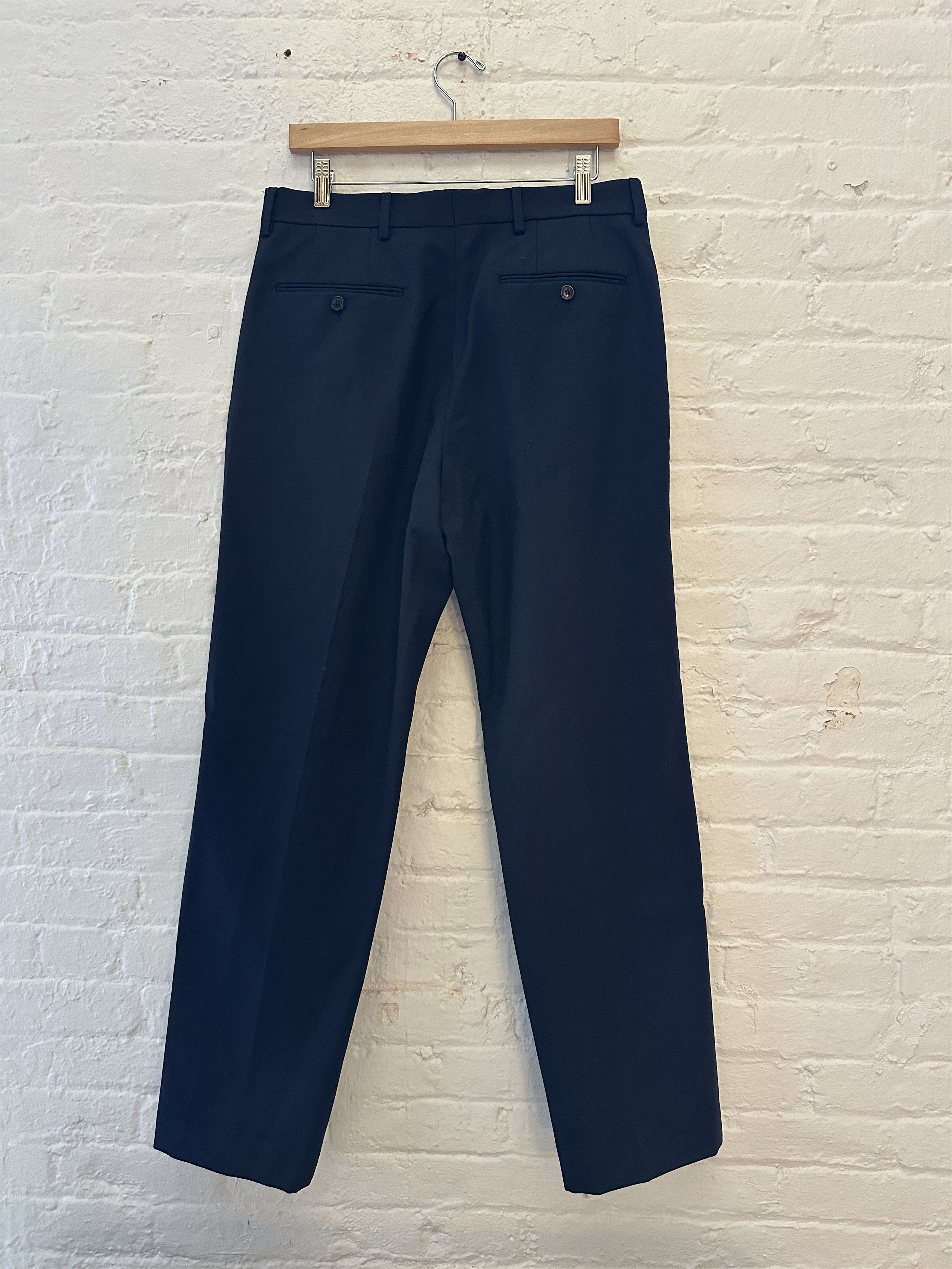 Dries Van Noten Pleated Straight Leg Trousers
