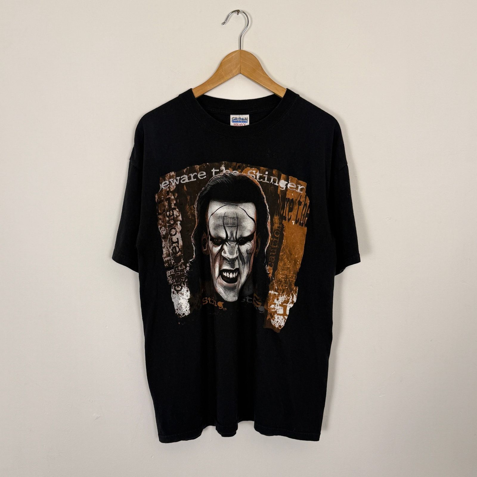 WWE × WWF Art For Villains x WWE AOP Sting NWO Tee | Grailed