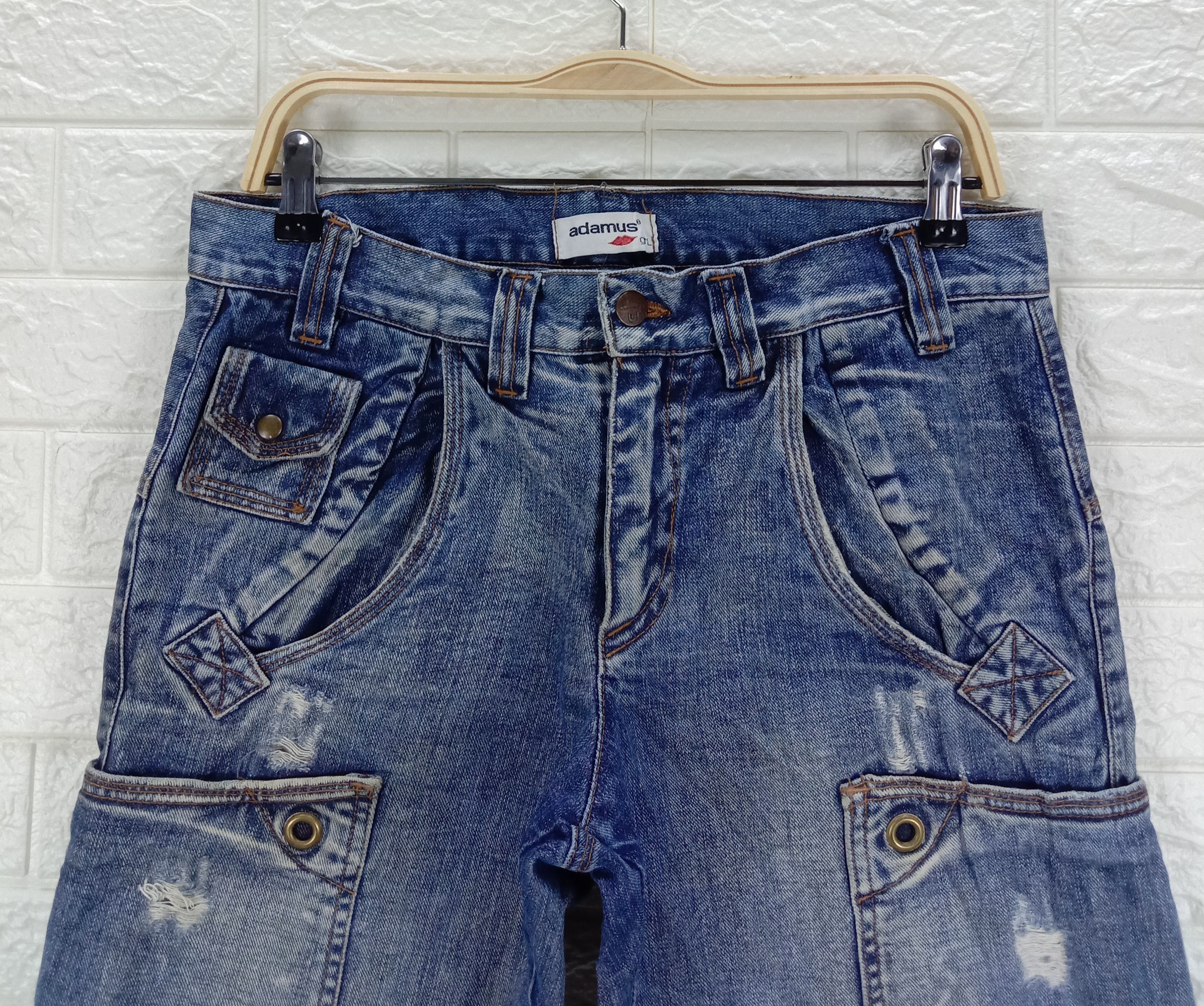 Japanese Brand Vintage Japanese Multi Pocket Seditionaries Jeans Size US 32 / EU 48 - 2 Thumbnail