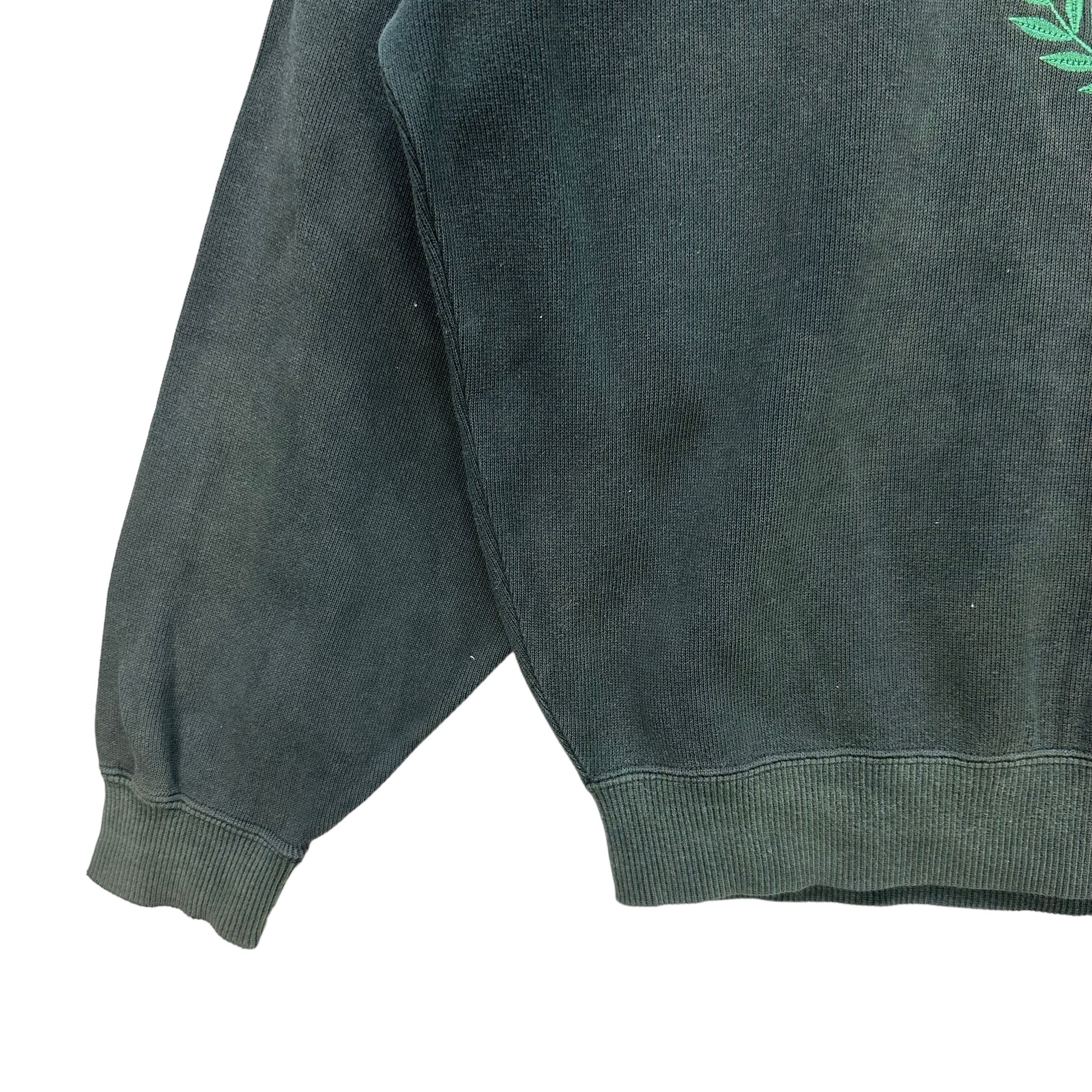 Trussardi TRASHED🔥 TRUSSARDI EMBROIDERY BIG LOGO SWEATSHIRT #8563-014 Size US M / EU 48-50 / 2 - 5 Thumbnail