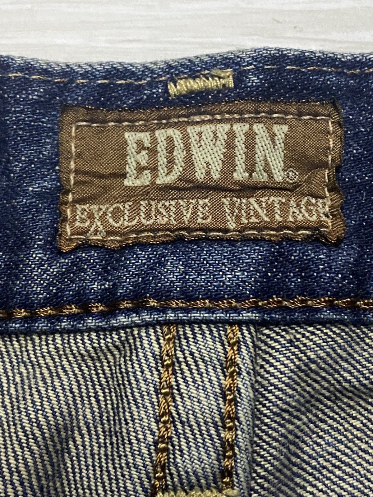 Junya Watanabe Edwin Exclusive Vintage Mud Wash Distressed Loose Jeans Size US 32 / EU 48 - 13 Thumbnail