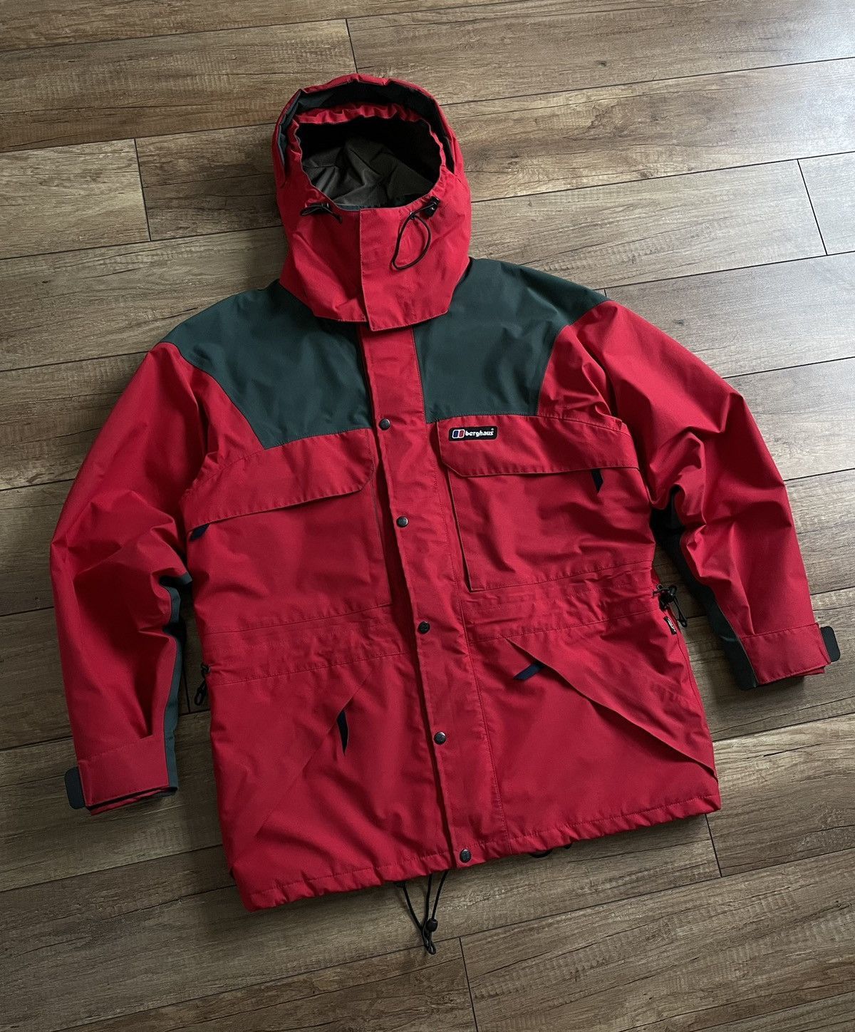 Berghaus Vintage Berghaus Hooded GoreTex 3in1 Expedition Ski Jacket Size US L / EU 52-54 / 3 - 1 Thumbnail