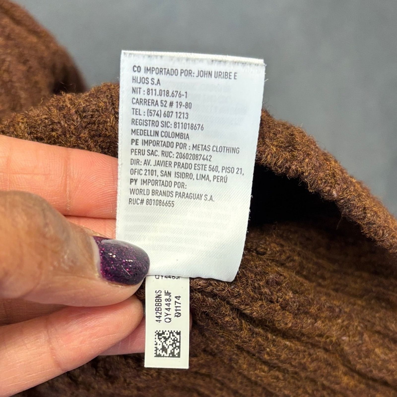 American Eagle Outfitters American Eagle Brown Ribbed Knit Cropped Sweater Women’s M Size M / US 6-8 / IT 42-44 - 5 Thumbnail
