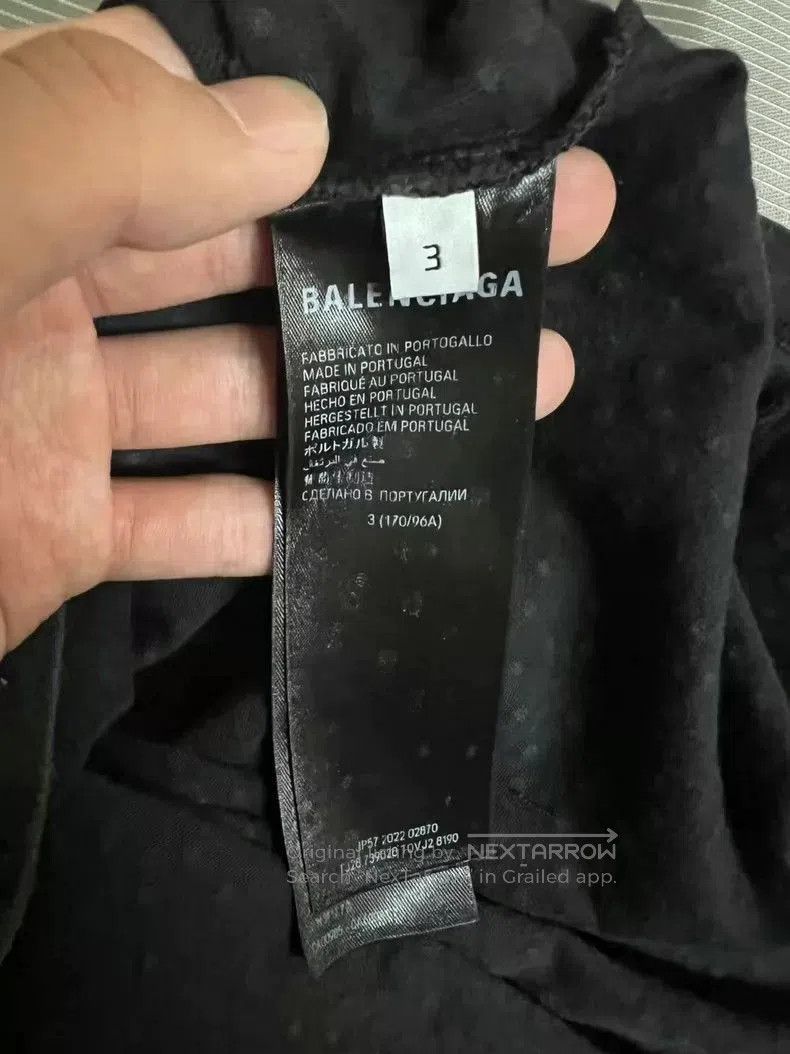 Balenciaga Balenciaga Rhinestone Print Short Sleeve. Size US M / EU 48-50 / 2 - 4 Thumbnail