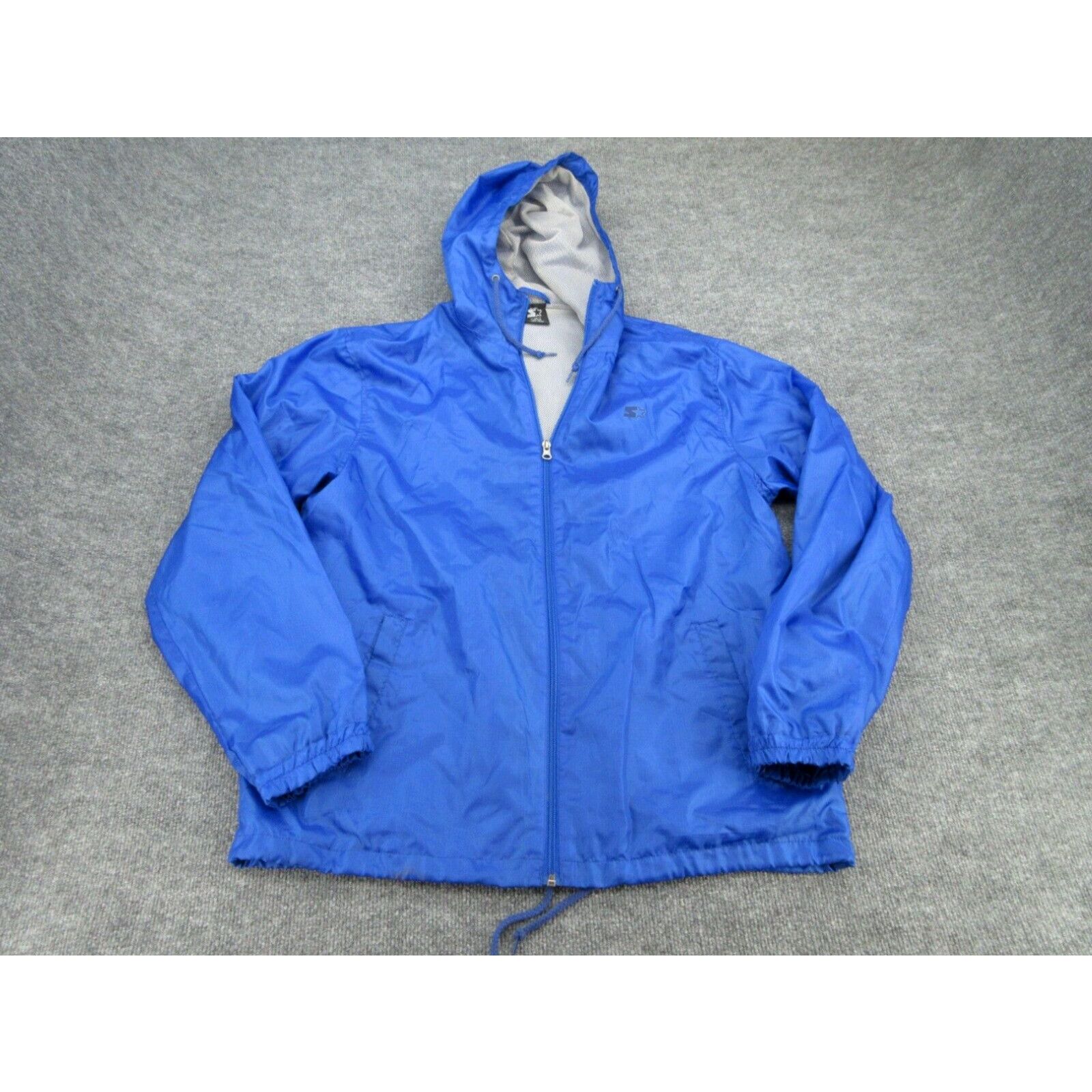 Starter Men’s Windbreaker Jacket Full Zip Long Sleeve with hot hood