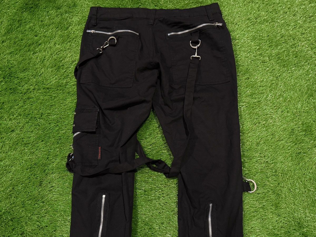 Tripp NYC Tripp NYC Vintage Y2K Chain Strap Zip Industrial Pants Goth Size US 36 / EU 52 - 6 Thumbnail