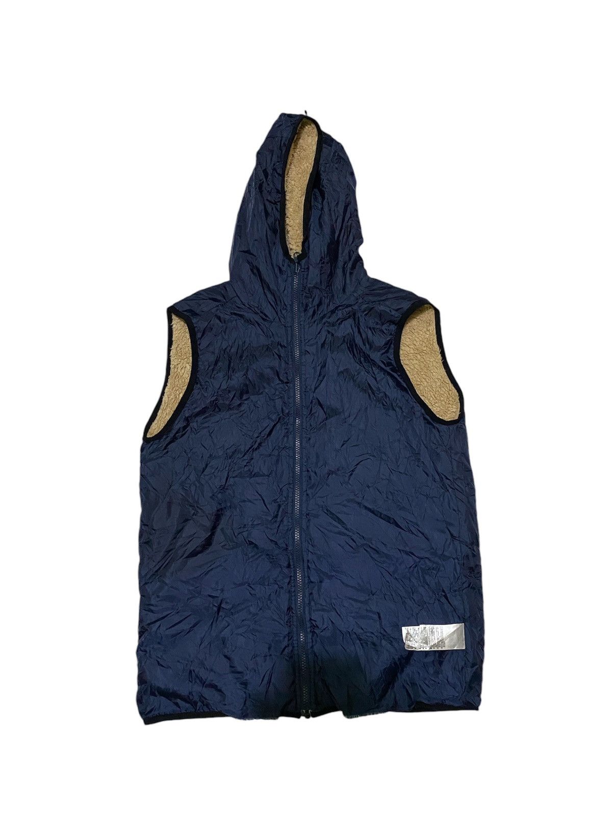 If Six Was Nine × Japanese Brand × Le Grande Bleu (L.G.B.) vest hoodie reversibel sherpa Size US M / EU 48-50 / 2 - 2 Thumbnail