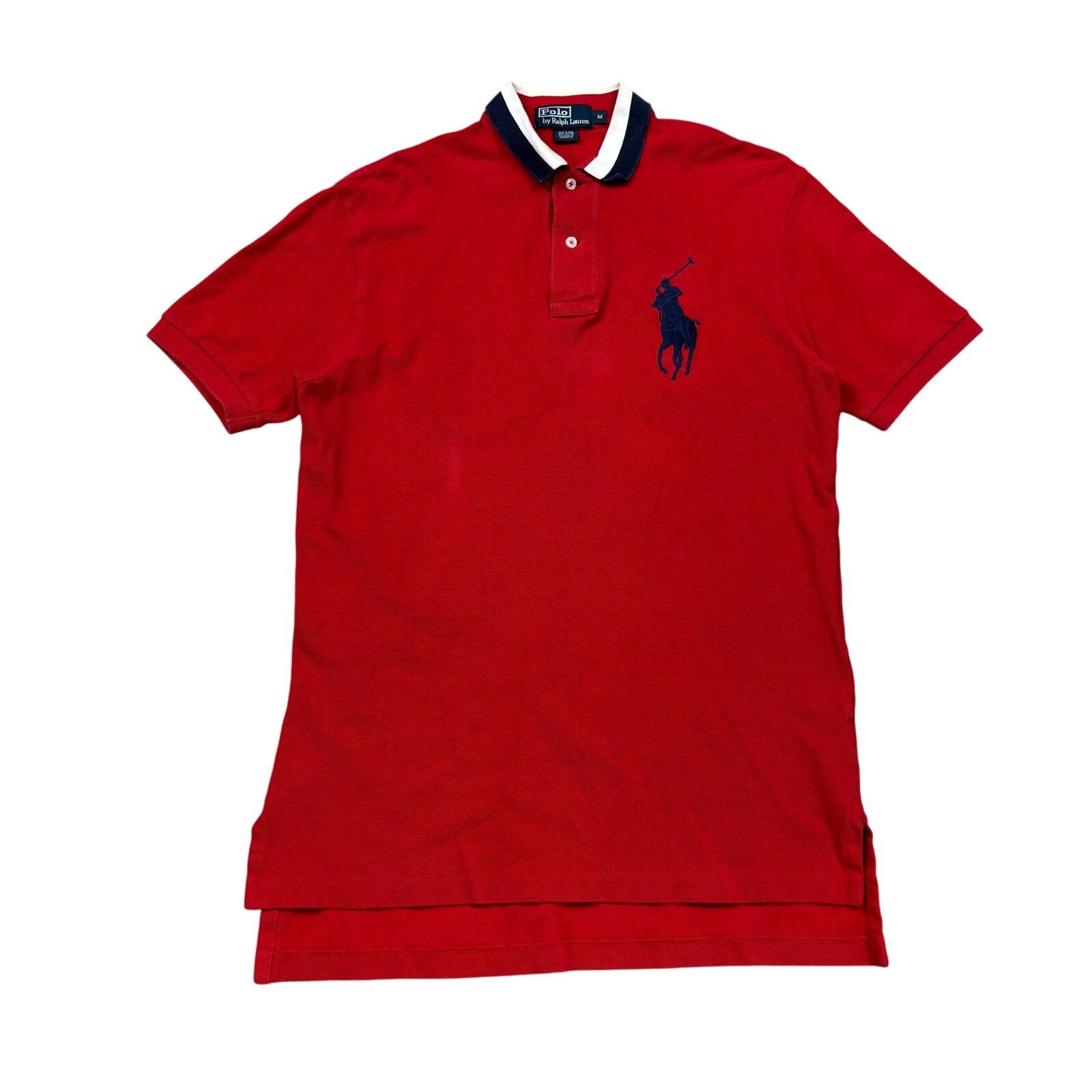Polo Ralph Lauren × Vintage Vintage Polo Ralph Lauren Big Pony Polo Shirt Men's Medium Size US M / EU 48-50 / 2 - 1 Thumbnail