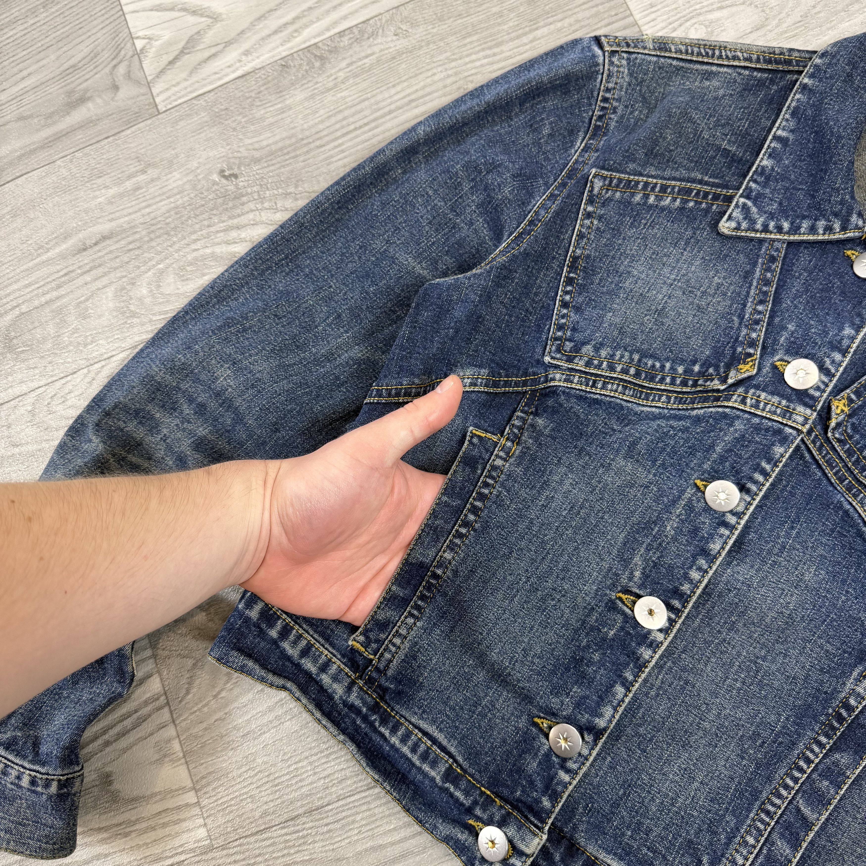 See by Chloe Vintage See By Chloe Blue Croppped Denim Trucker Jacket Size S / US 4 / IT 40 - 12 Thumbnail